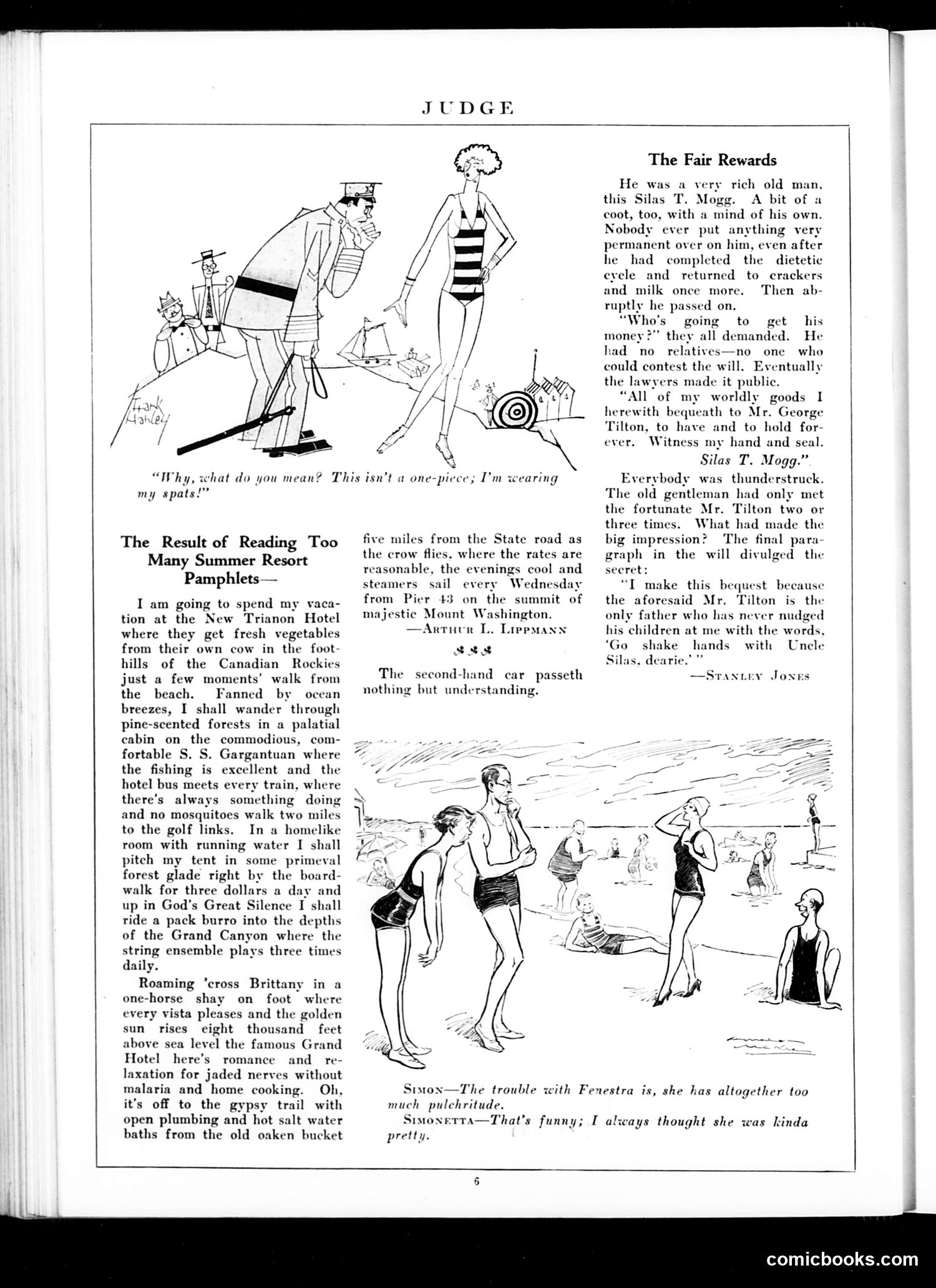 Judge — June 18, 1927 — page 8: Judge, 1927-06-18