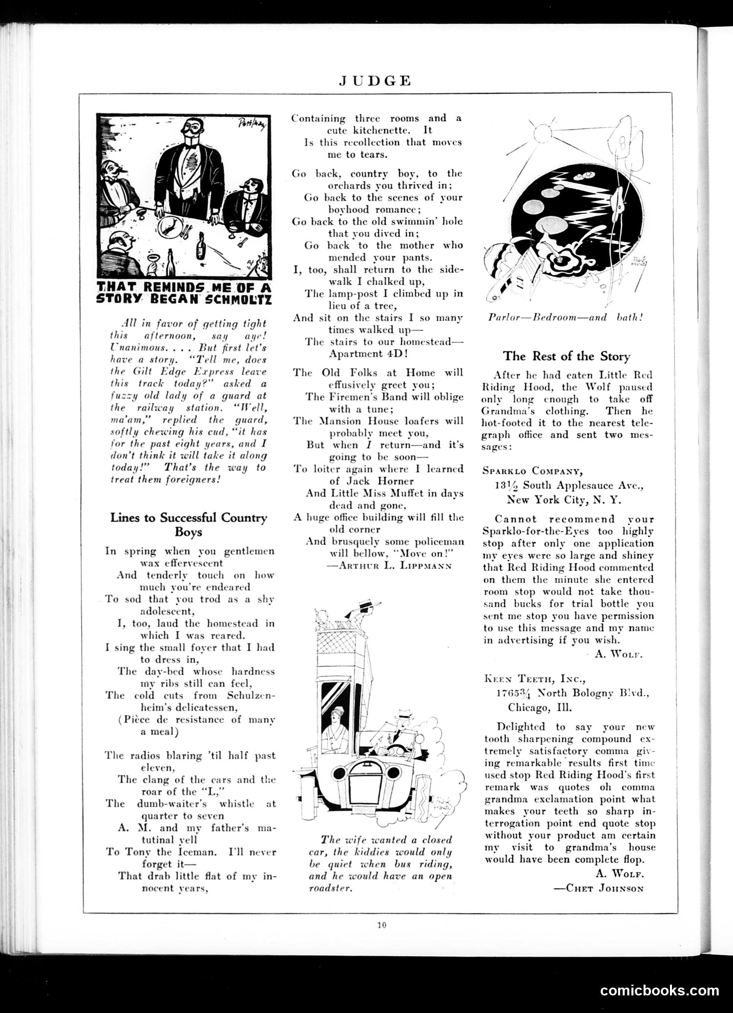 Judge — June 18, 1927 — page 12: Judge, 1927-06-18