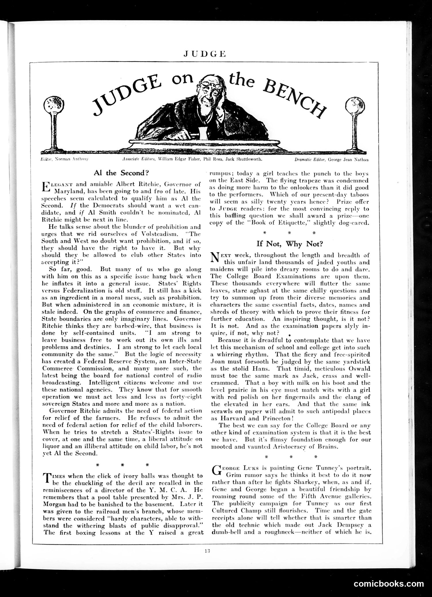 Judge — June 18, 1927 — page 15: Judge, 1927-06-18