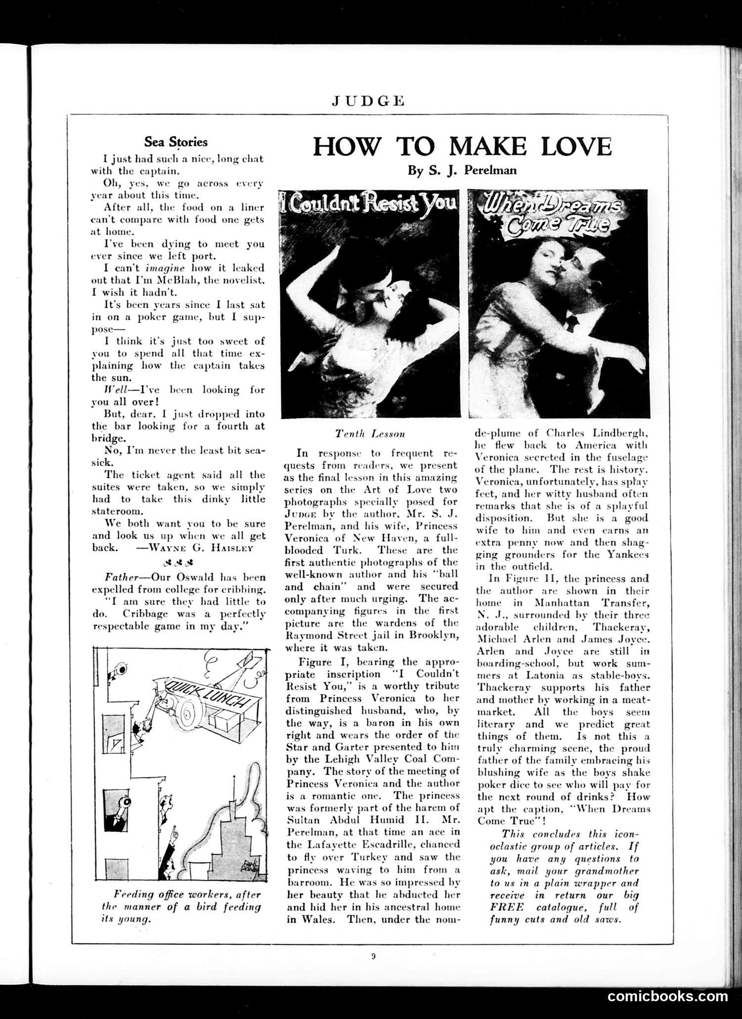 Judge — July 9, 1927 — page 11: Judge, 1927-07-09