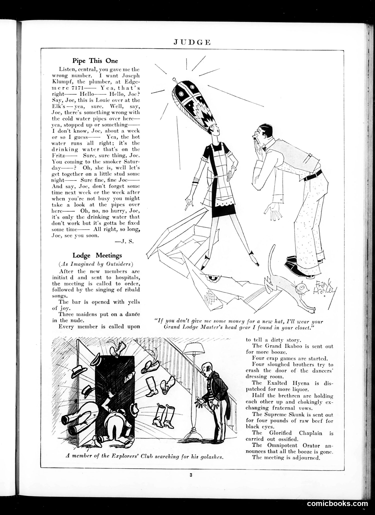 Judge — October 8, 1927 — page 5: Judge, 1927-10-08