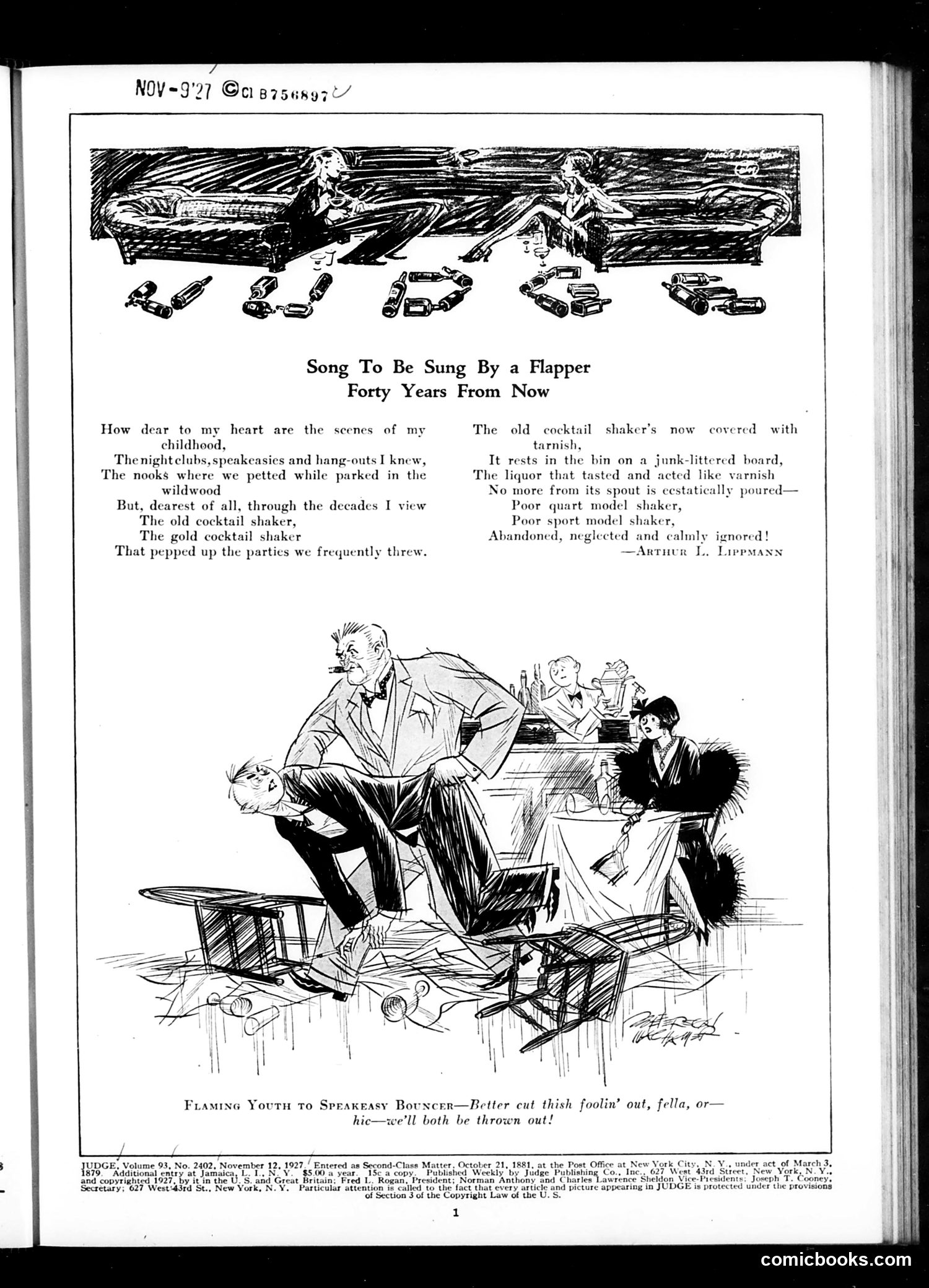 Judge — November 5, 1927 — page 3: Judge, 1927-11-05