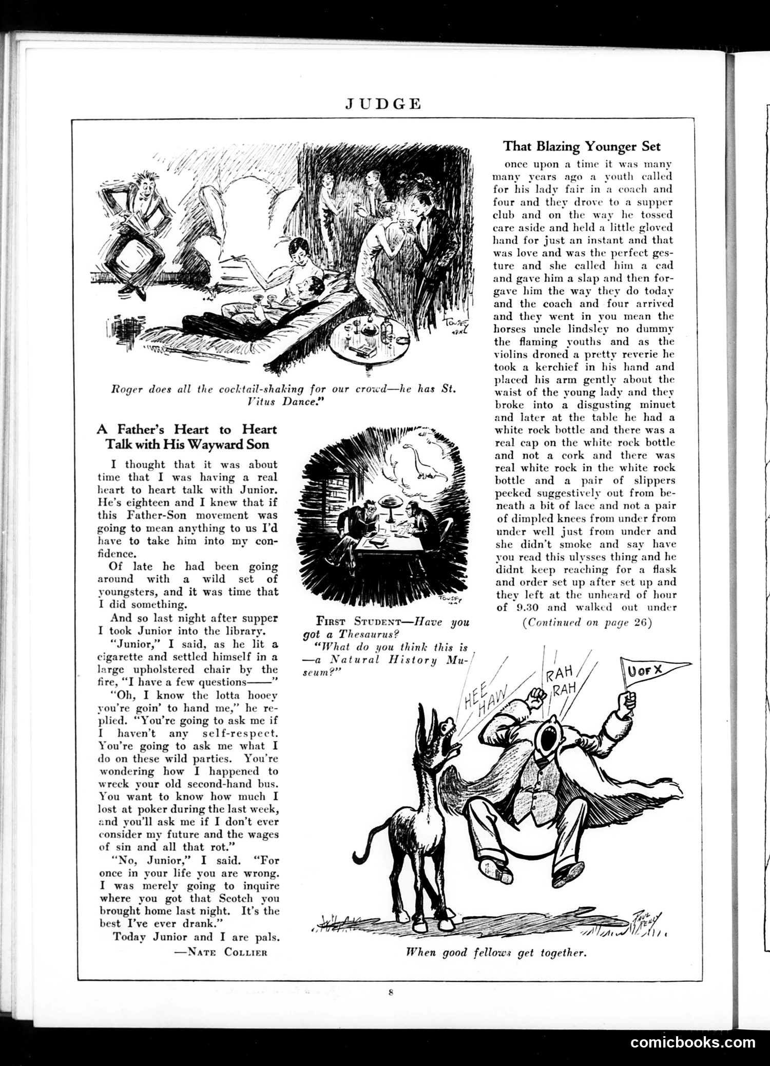 Judge — November 5, 1927 — page 10: Judge, 1927-11-05
