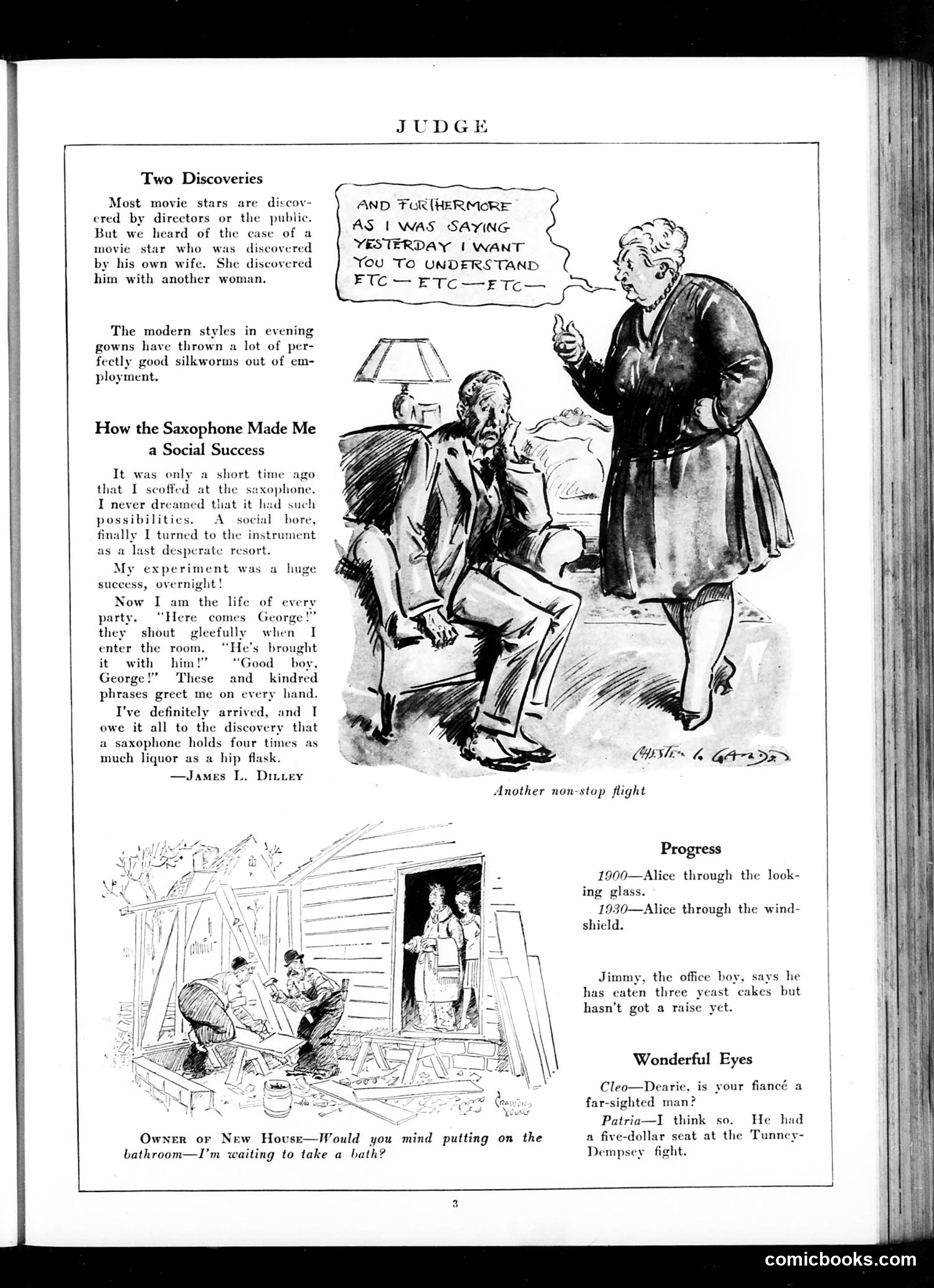 Judge — November 19, 1927 — page 5: Judge, 1927-11-19