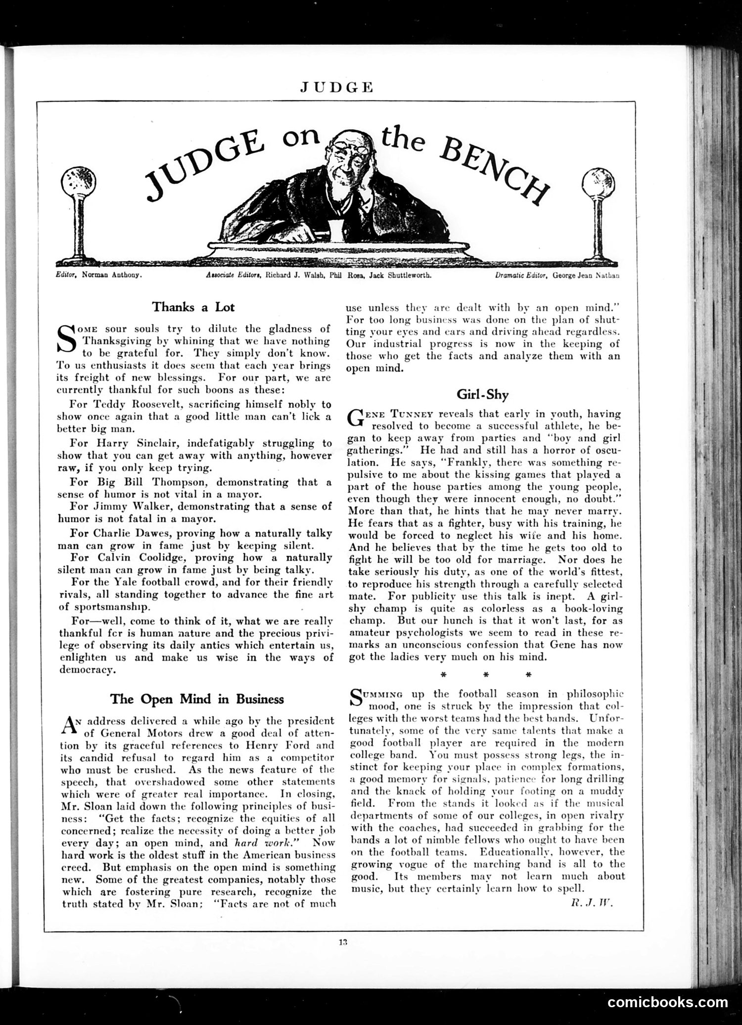 Judge — November 19, 1927 — page 15: Judge, 1927-11-19