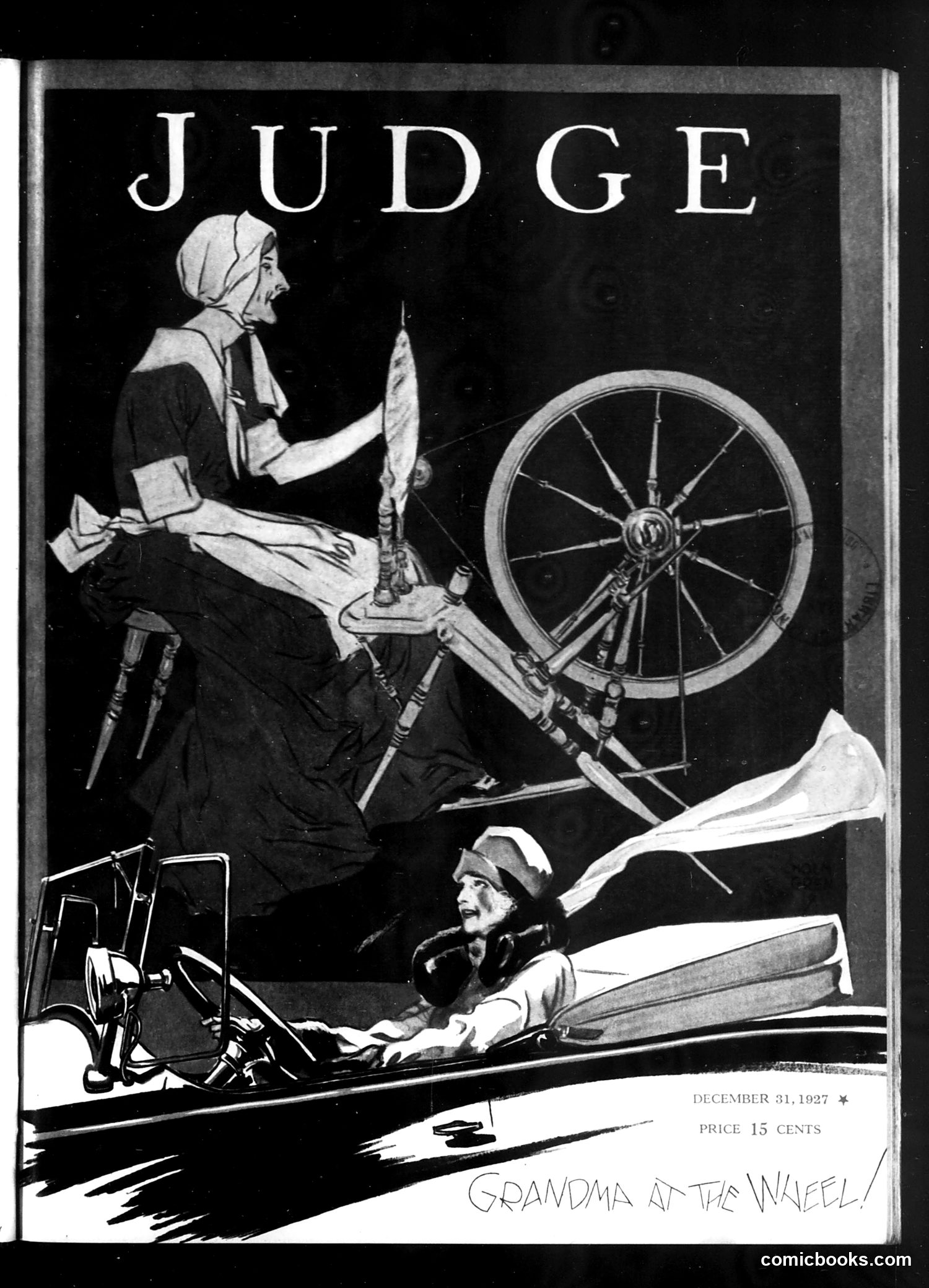 Judge — December 31, 1927 — page 1: Judge, 1927-12-31