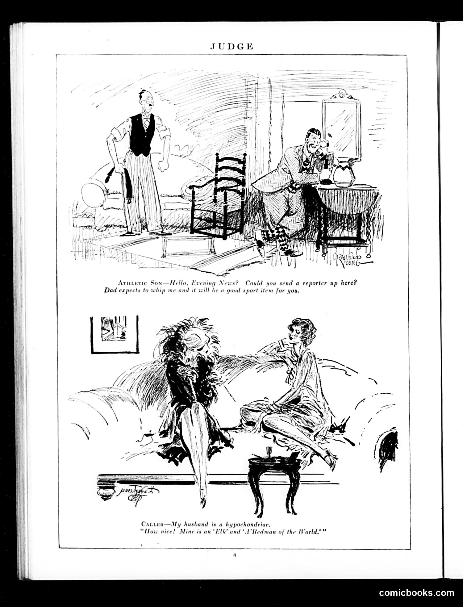 Judge — January 14, 1928 — page 8: Judge, 1928-01-14