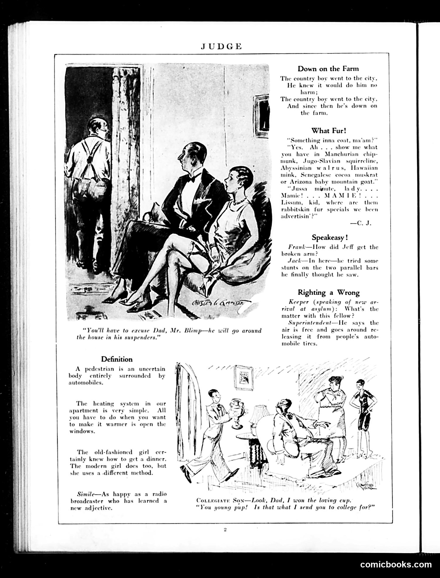 Judge — January 21, 1928 — page 4: Judge, 1928-01-21