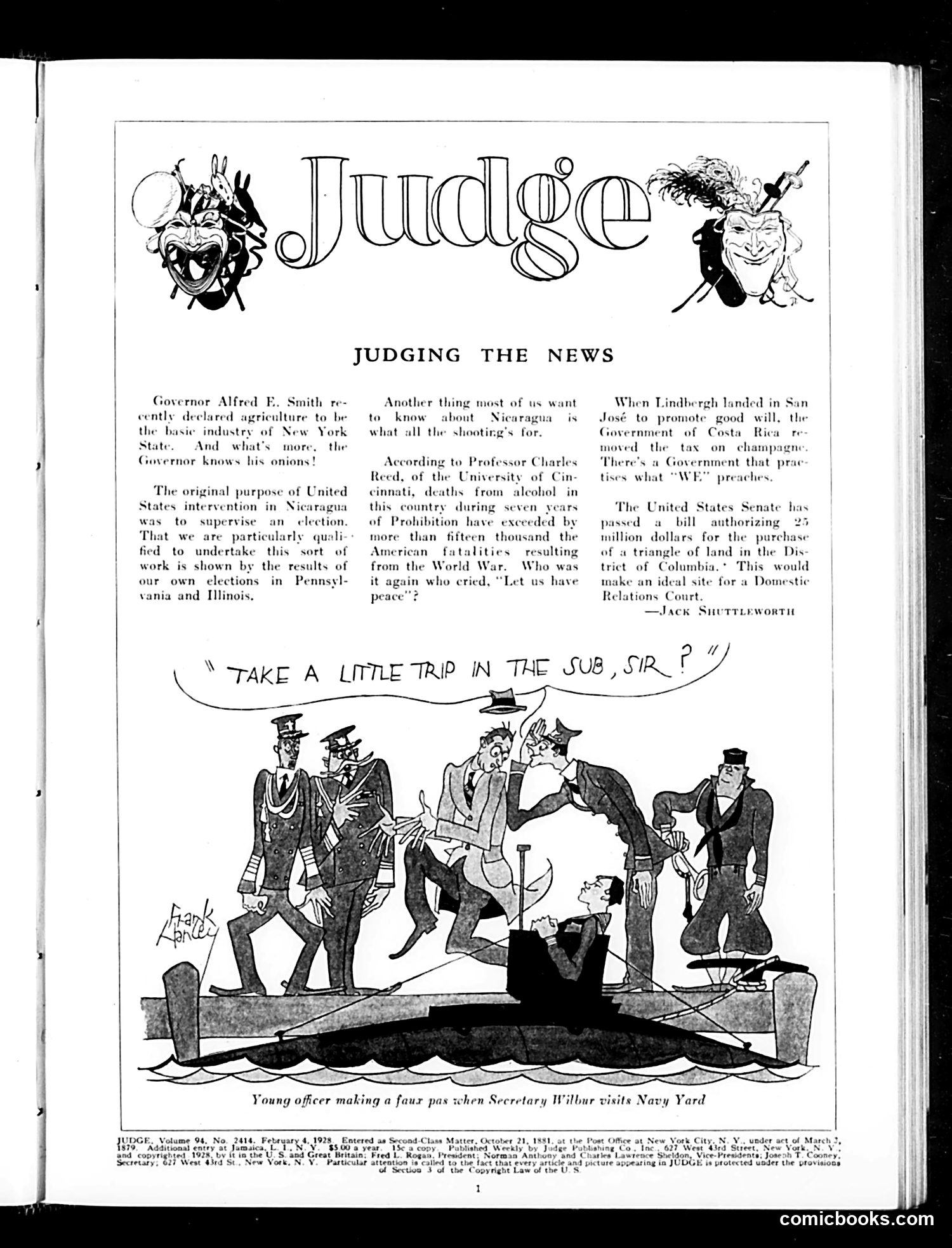 Judge — February 4, 1928 — page 3: Judge, 1928-02-04