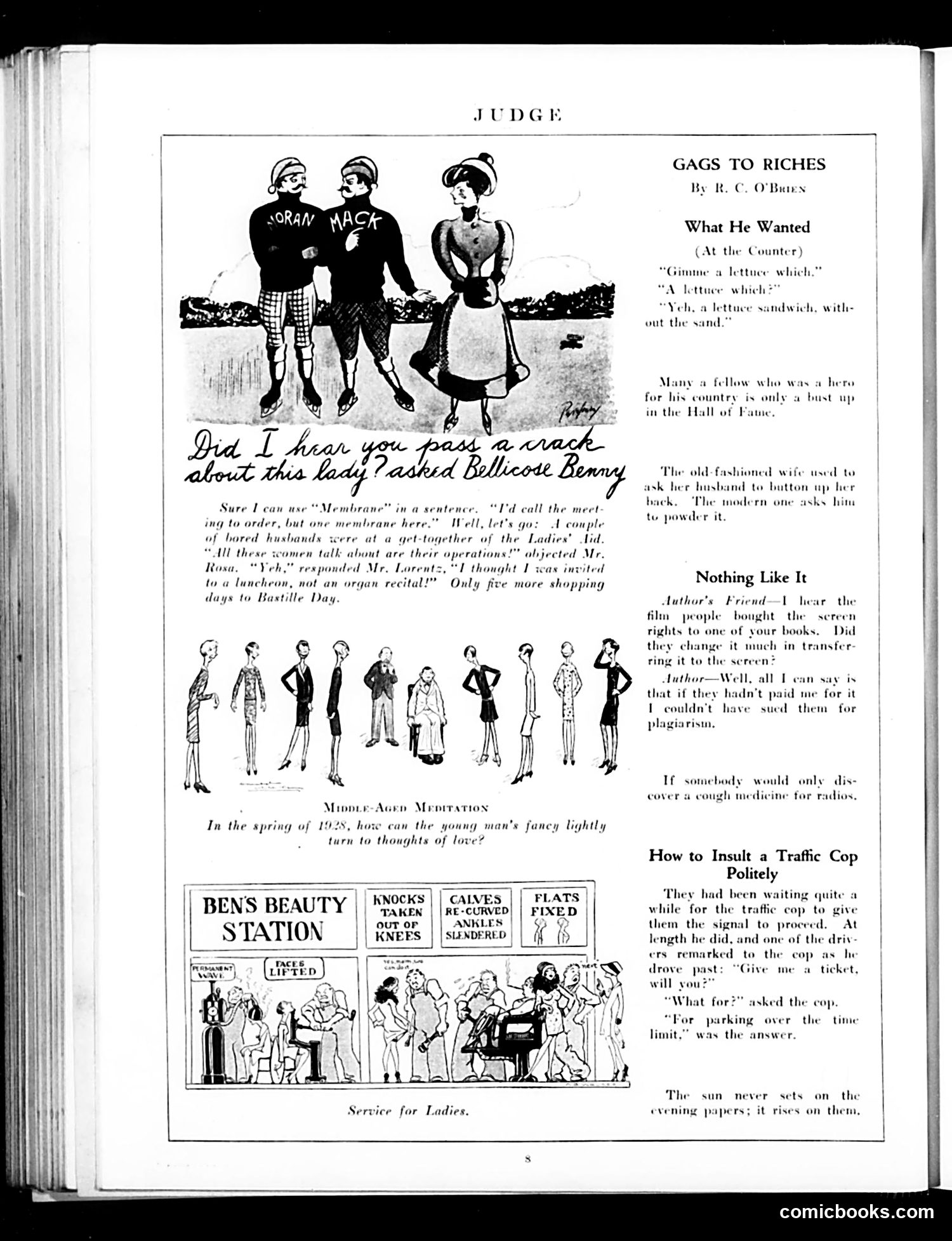 Judge — March 3, 1928 — page 10: Judge, 1928-03-03