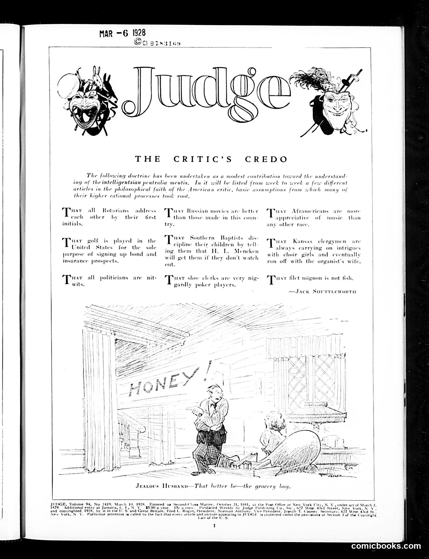 Judge — March 10, 1928 — page 3: Judge, 1928-03-10