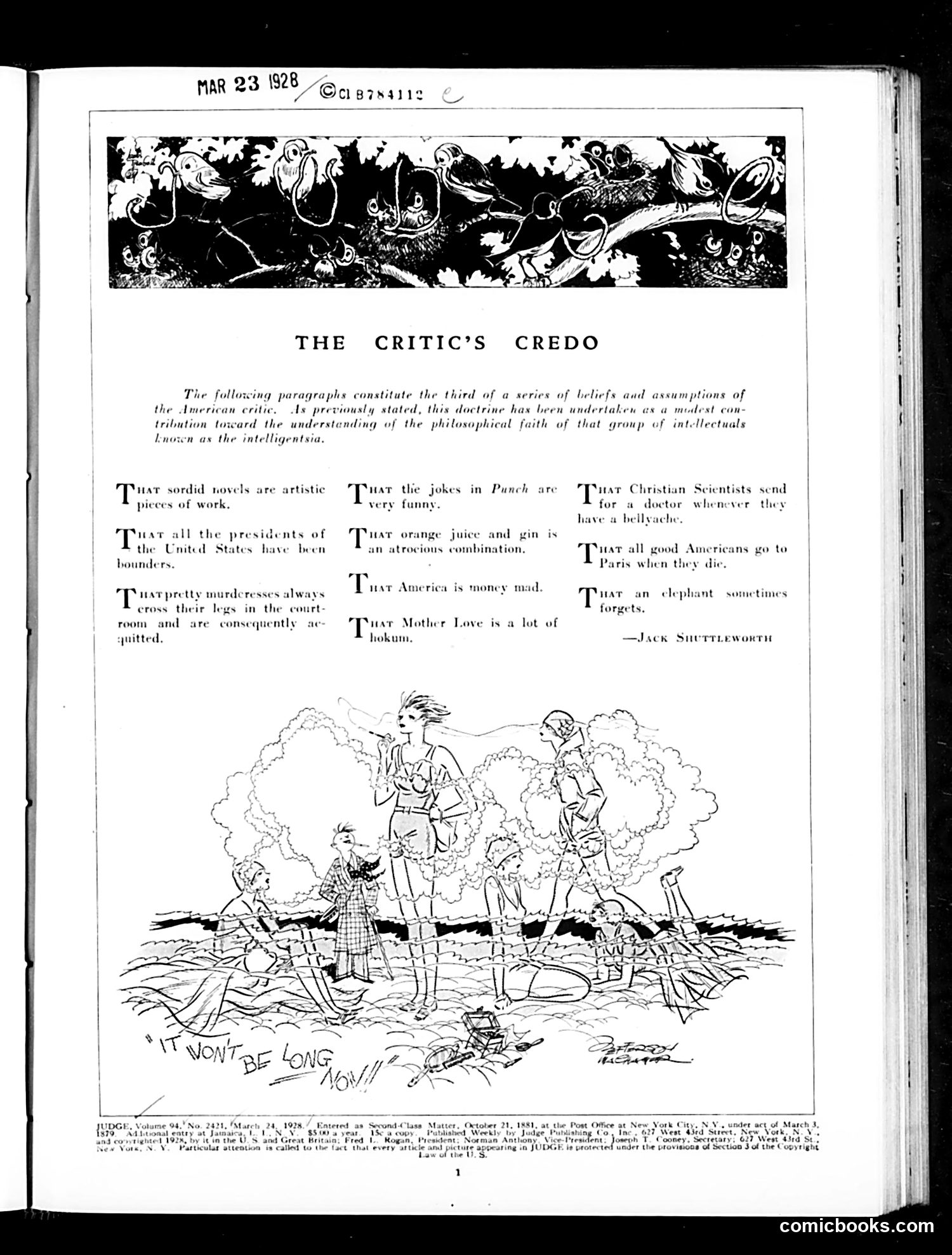 Judge — March 24, 1928 — page 3: Judge, 1928-03-24