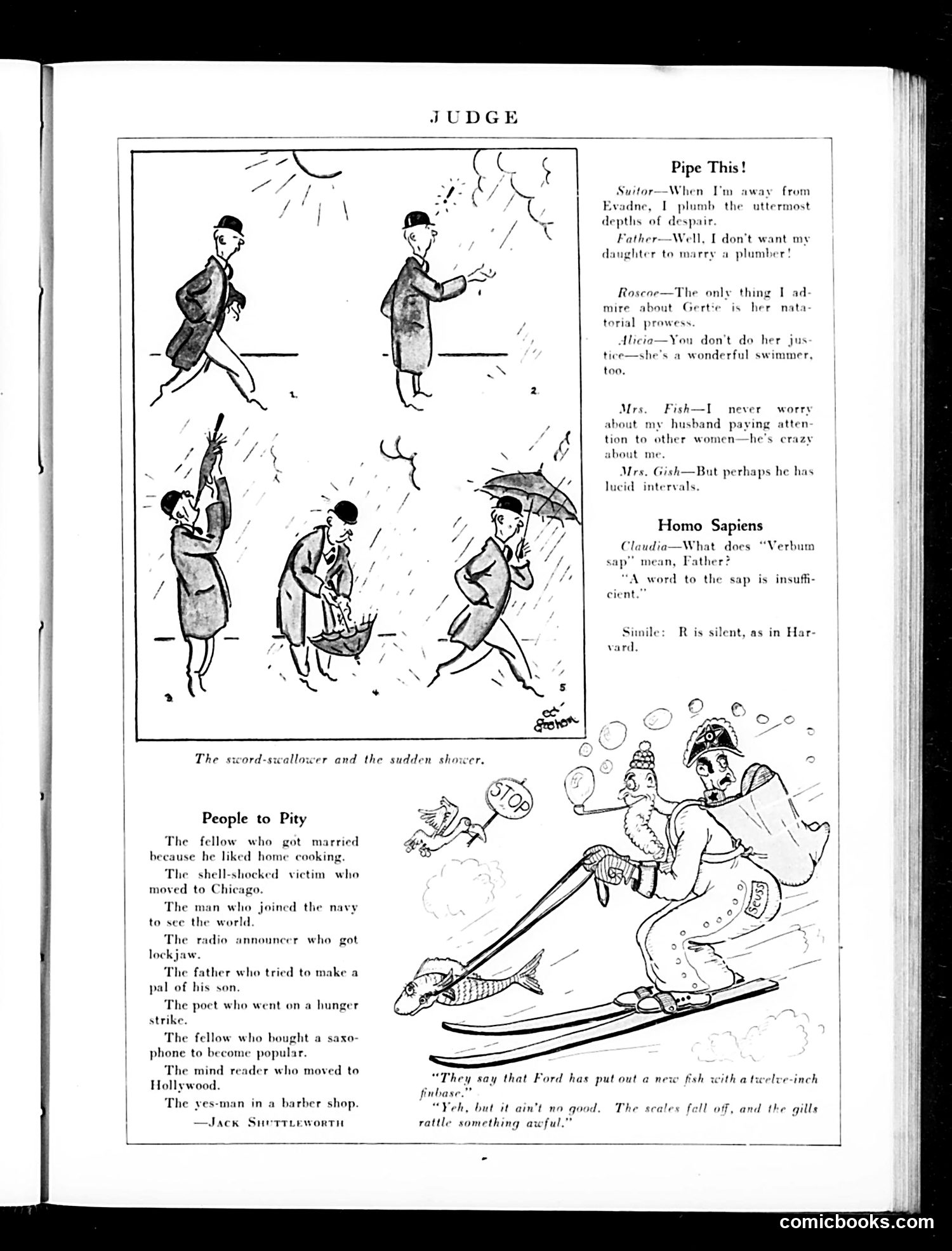 Judge — April 14, 1928 — page 7: Judge, 1928-04-14