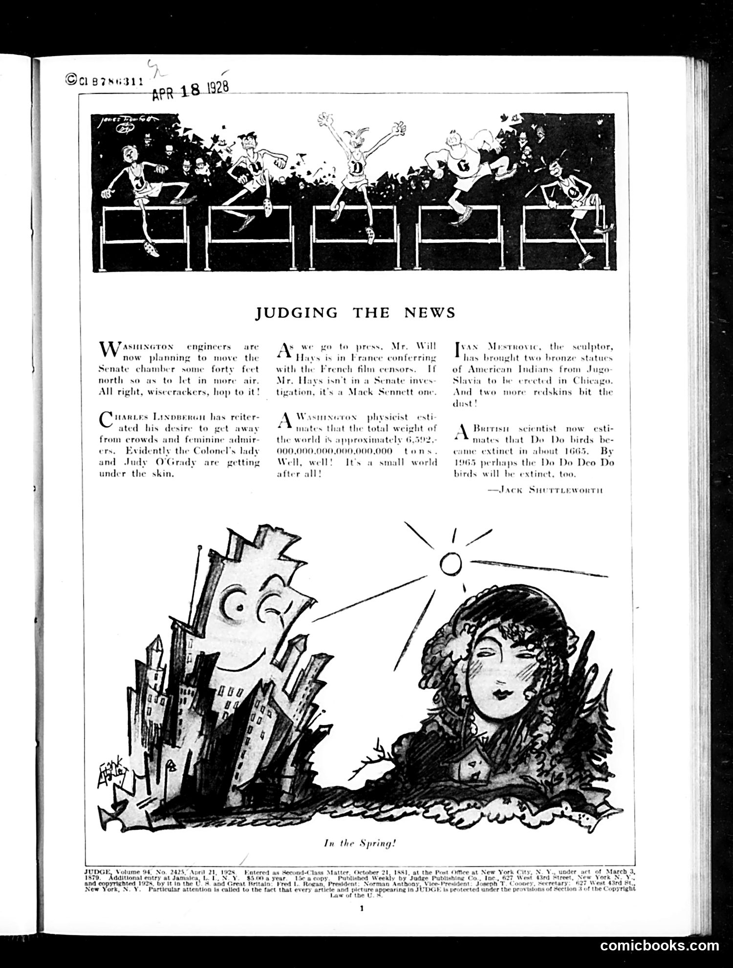 Judge — April 21, 1928 — page 3: Judge, 1928-04-21