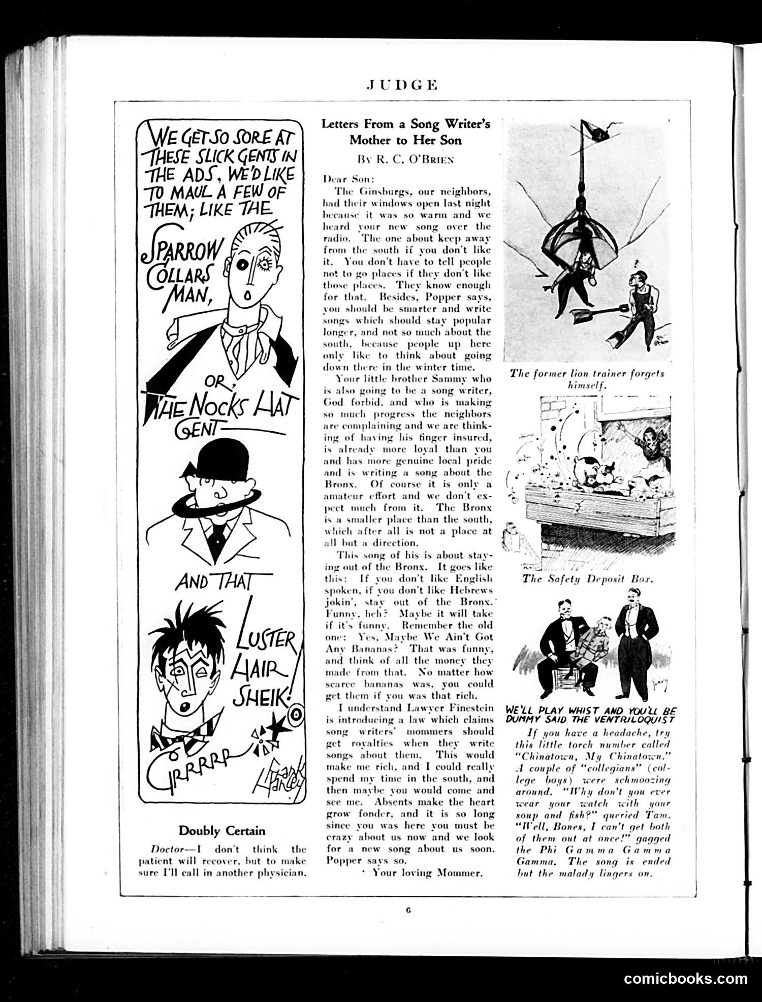 Judge — May 12, 1928 — page 8: Judge, 1928-05-12