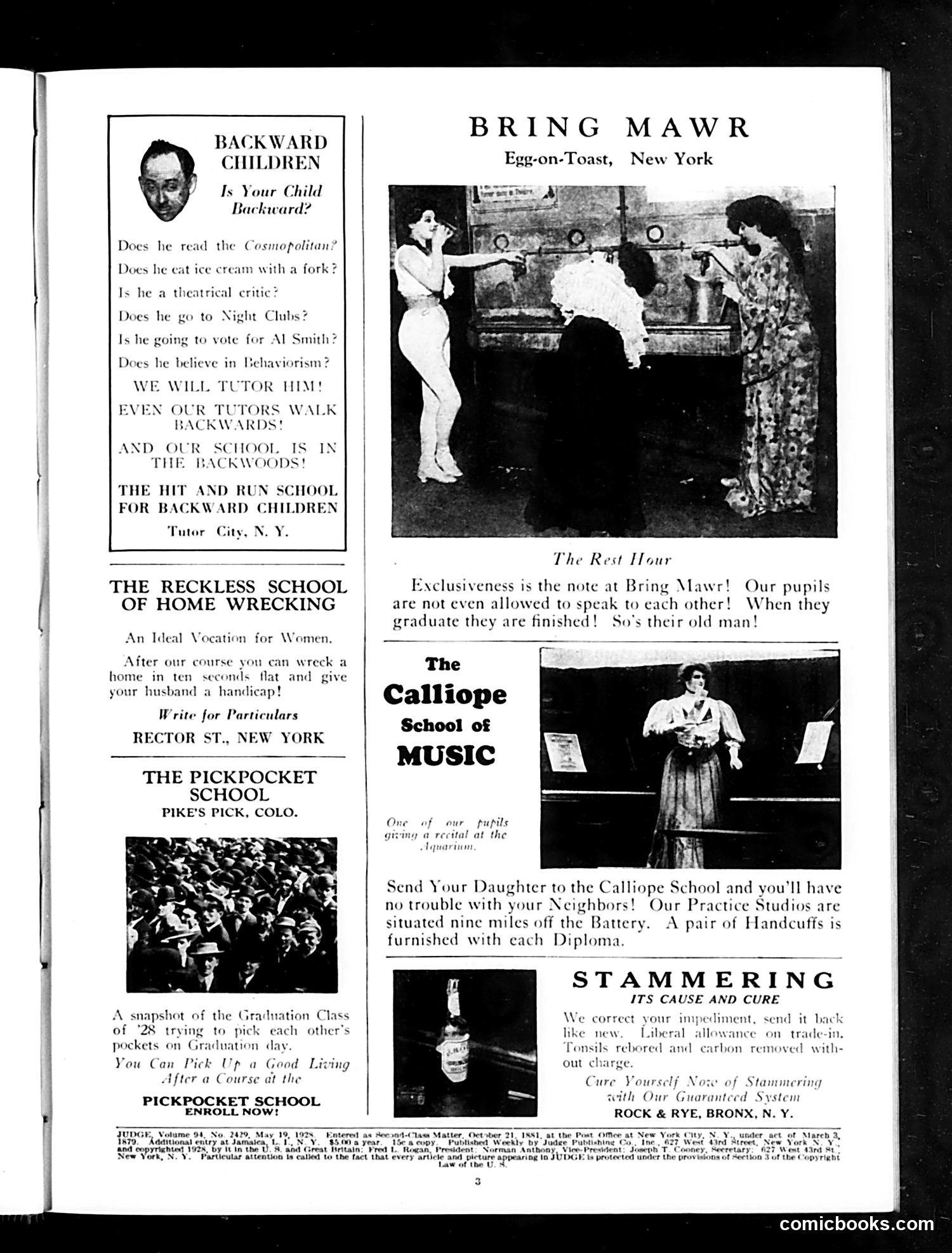 Judge — May 19, 1928 — page 5: Judge, 1928-05-19