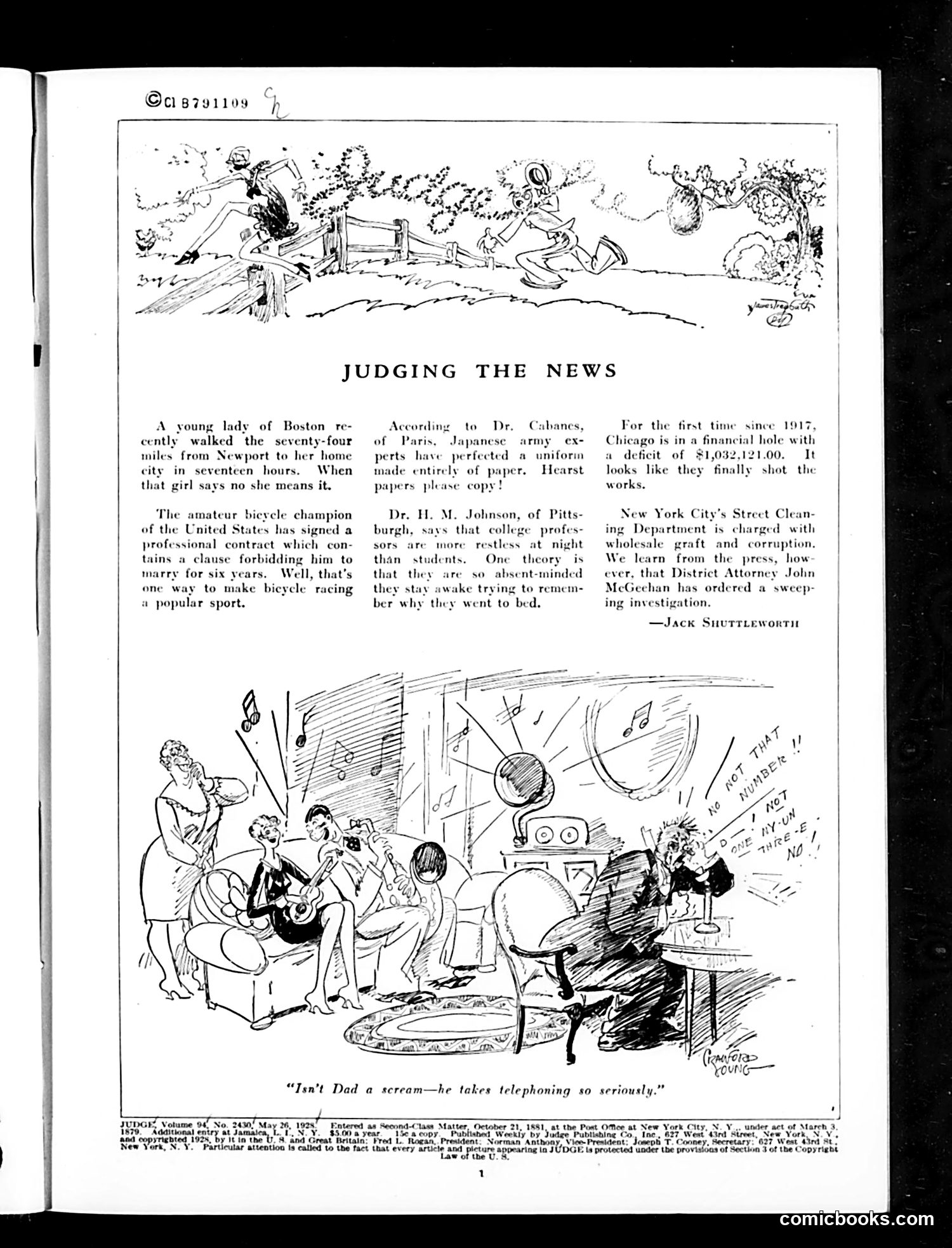 Judge — May 26, 1928 — page 3: Judge, 1928-05-26