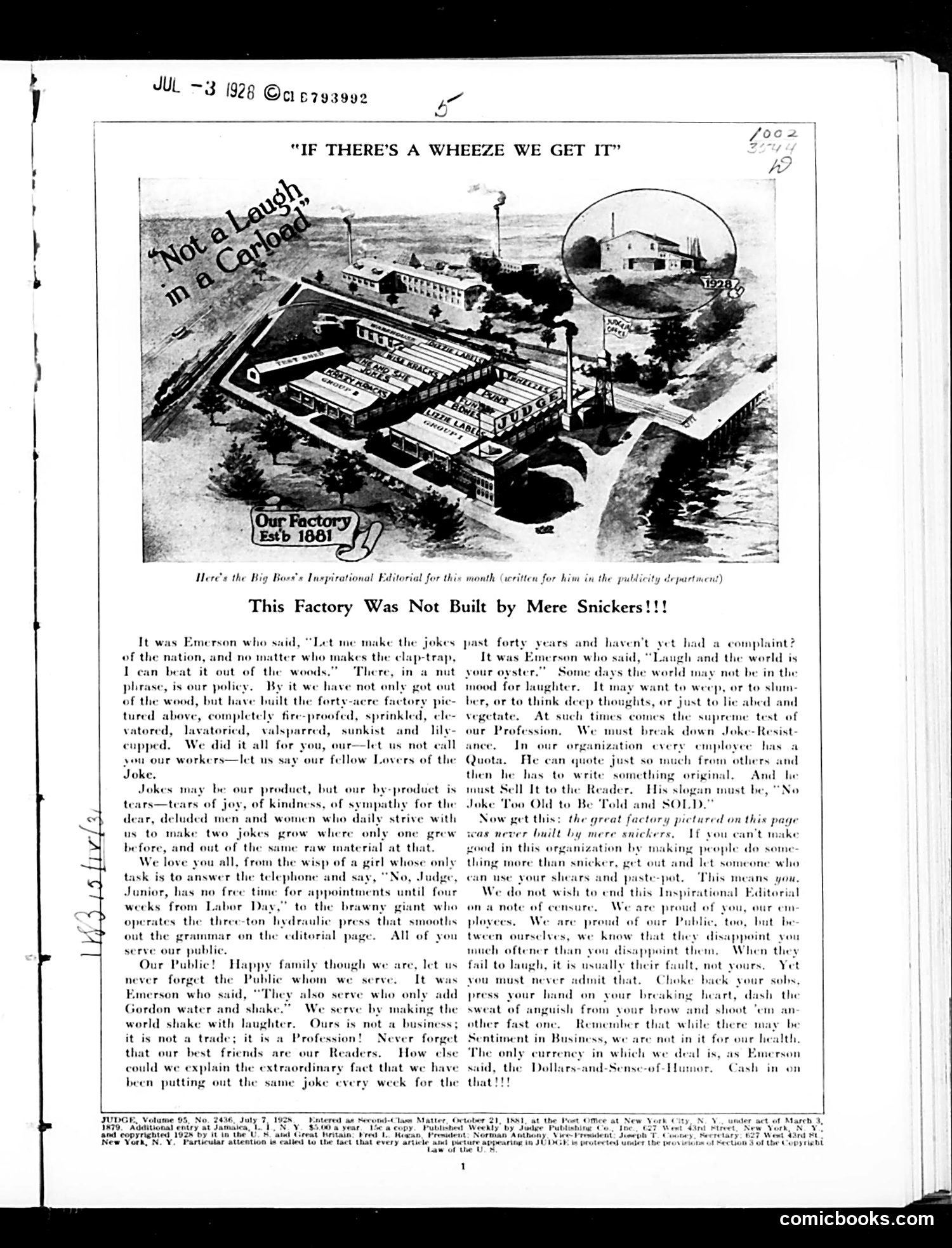 Judge — July 7, 1928 — page 3: Judge, 1928-07-07