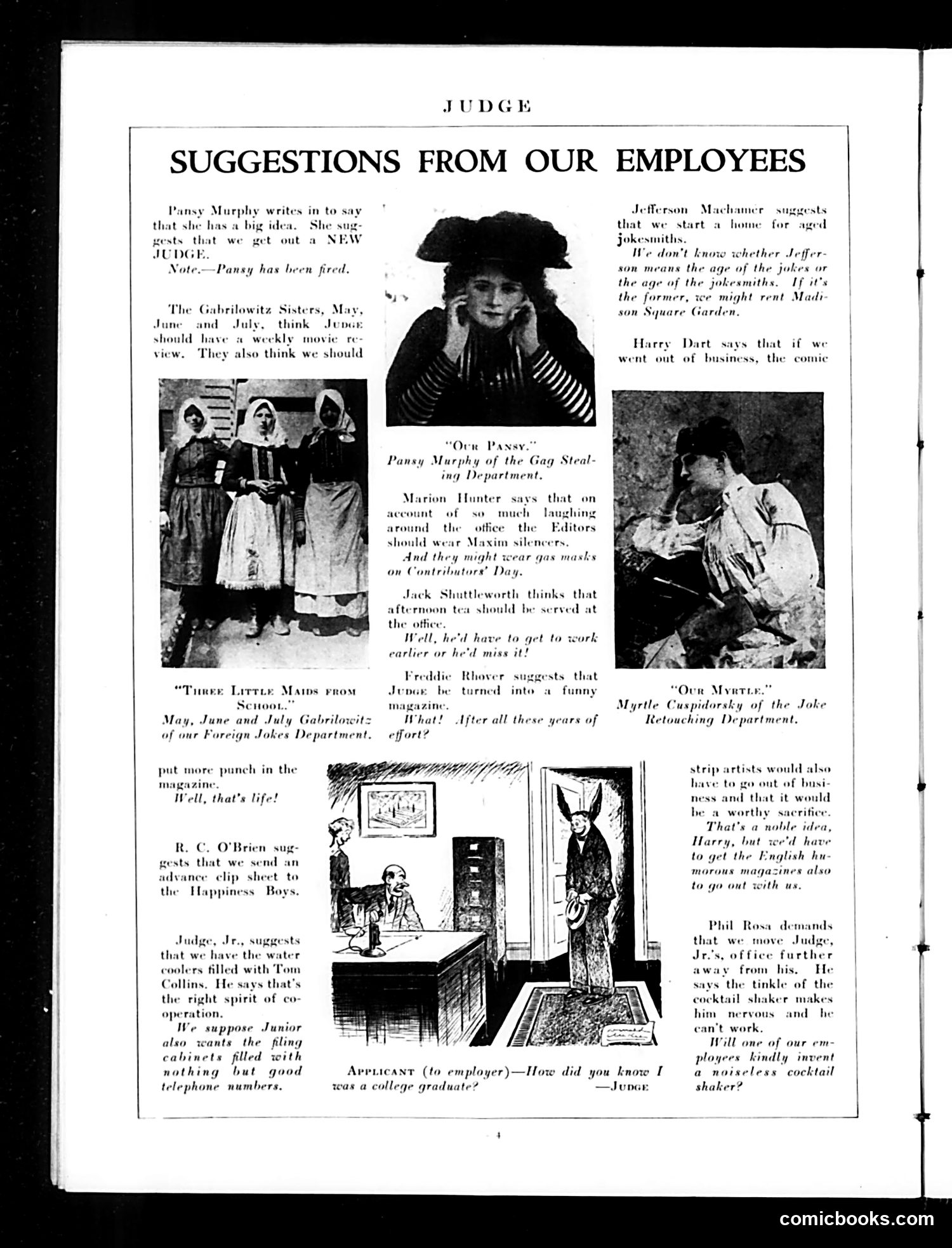 Judge — July 7, 1928 — page 6: Judge, 1928-07-07