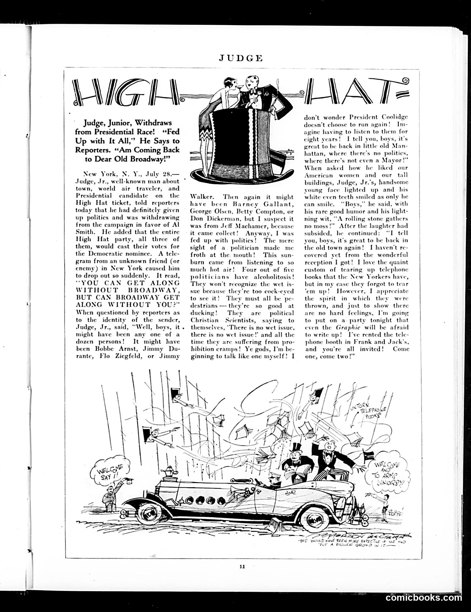 Judge — July 28, 1928 — page 13: Judge, 1928-07-28