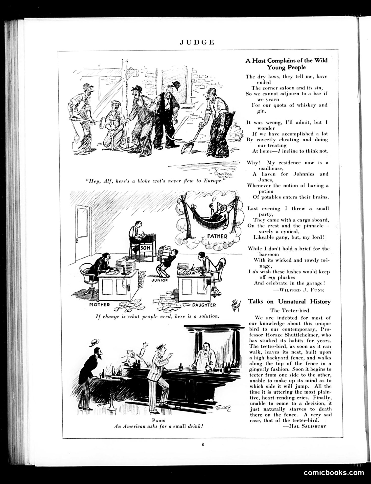 Judge — August 11, 1928 — page 8: Judge, 1928-08-11