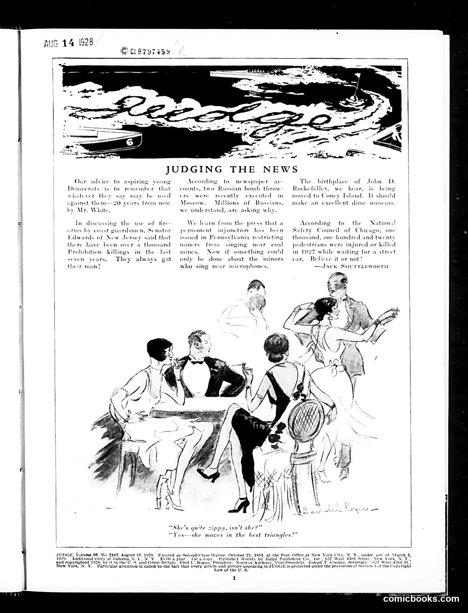 Judge — August 18, 1928 — page 3: Judge, 1928-08-18