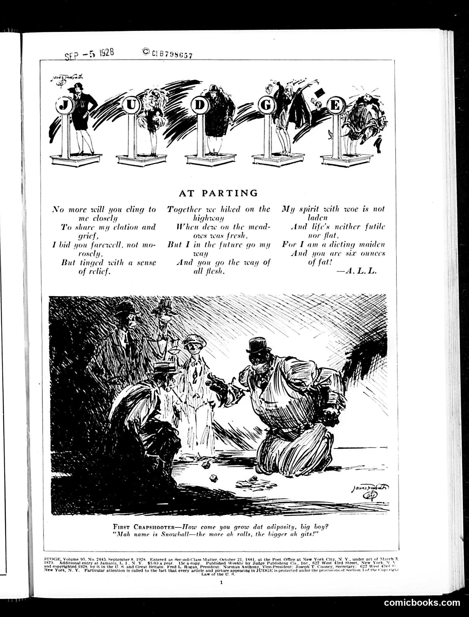 Judge — September 8, 1928 — page 3: Judge, 1928-09-08