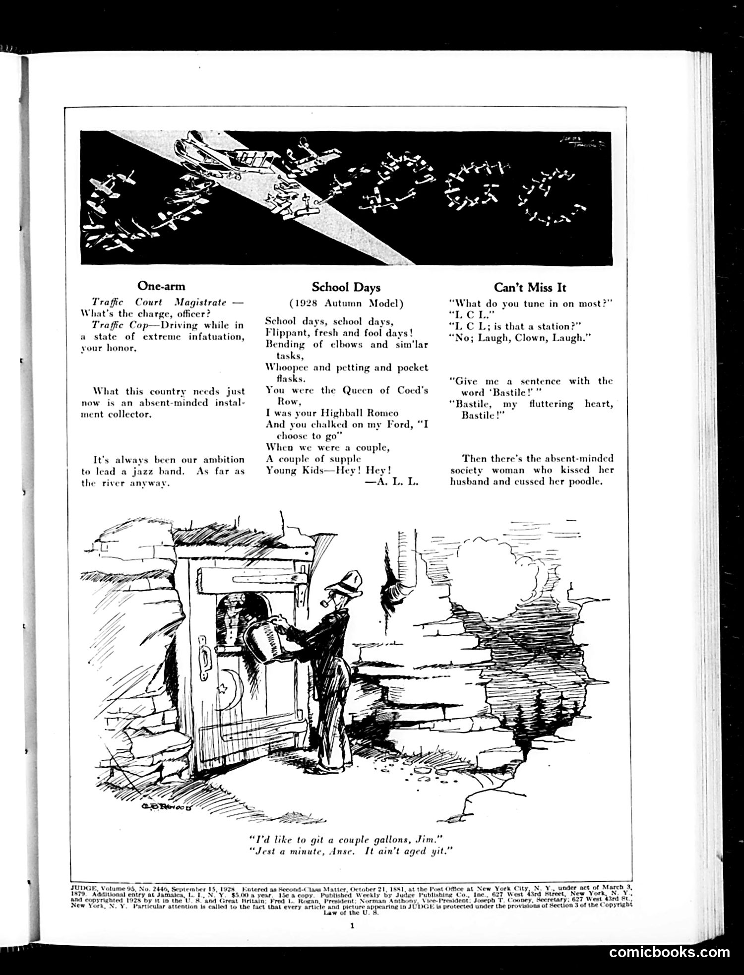 Judge — September 15, 1928 — page 3: Judge, 1928-09-15