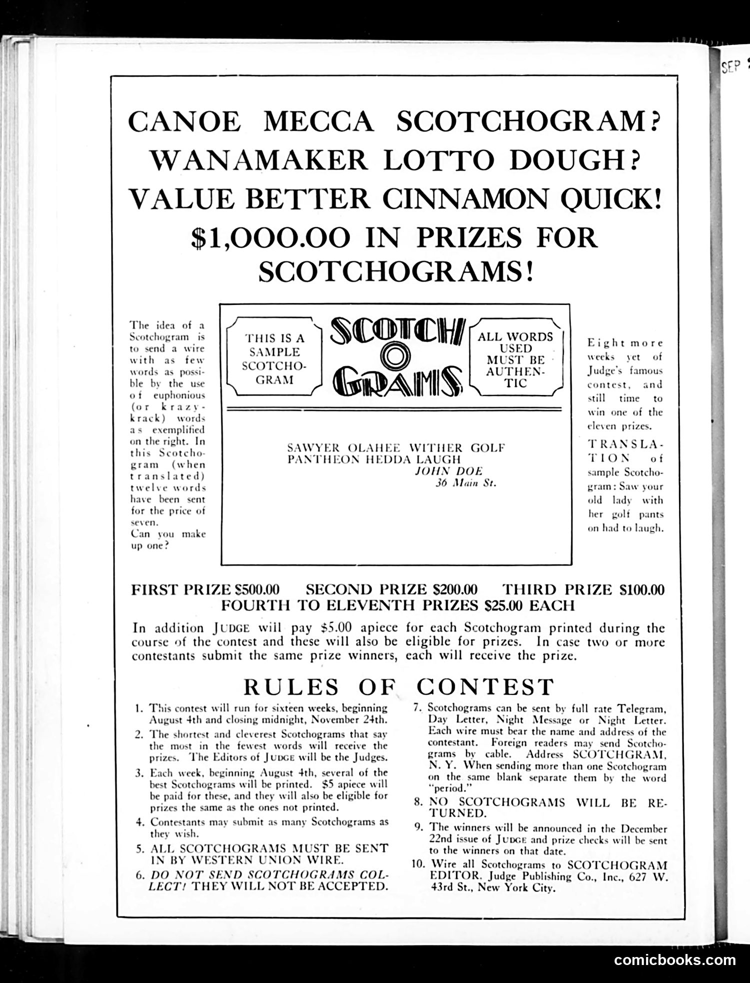 Judge — September 29, 1928 — page 2: Judge, 1928-09-29