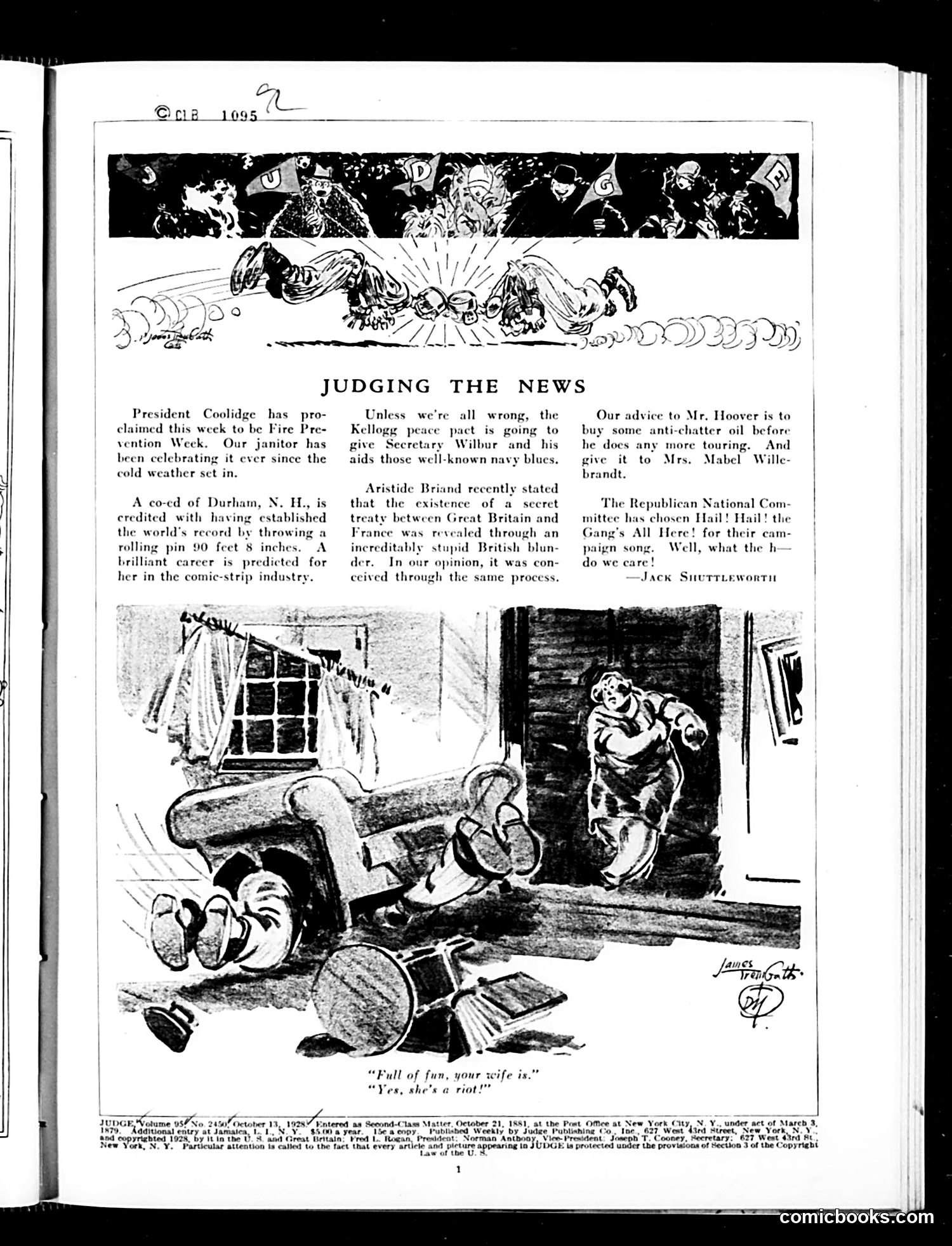 Judge — October 13, 1928 — page 3: Judge, 1928-10-13