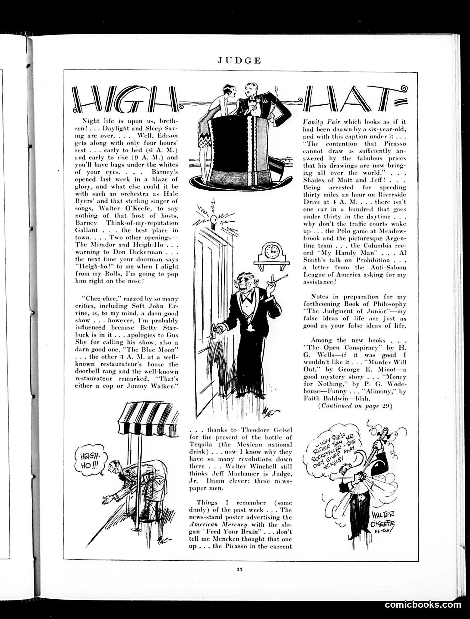 Judge — October 20, 1928 — page 13: Judge, 1928-10-20
