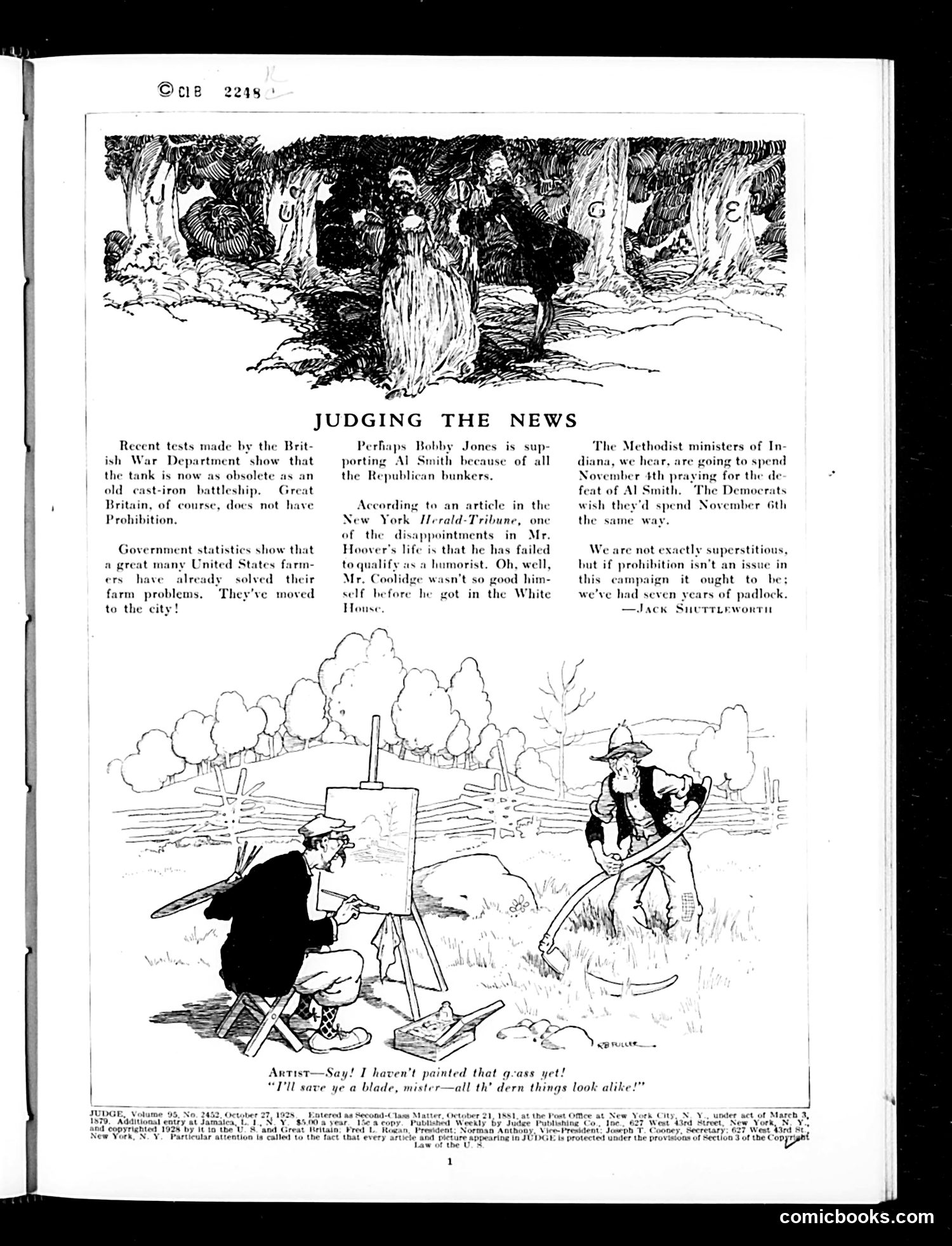 Judge — October 27, 1928 — page 3: Judge, 1928-10-27