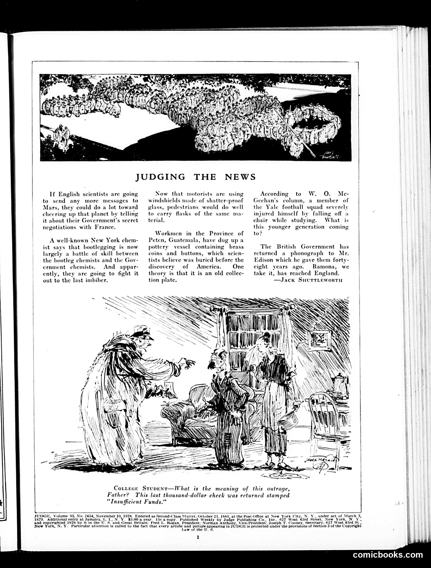 Judge — November 10, 1928 — page 3: Judge, 1928-11-10
