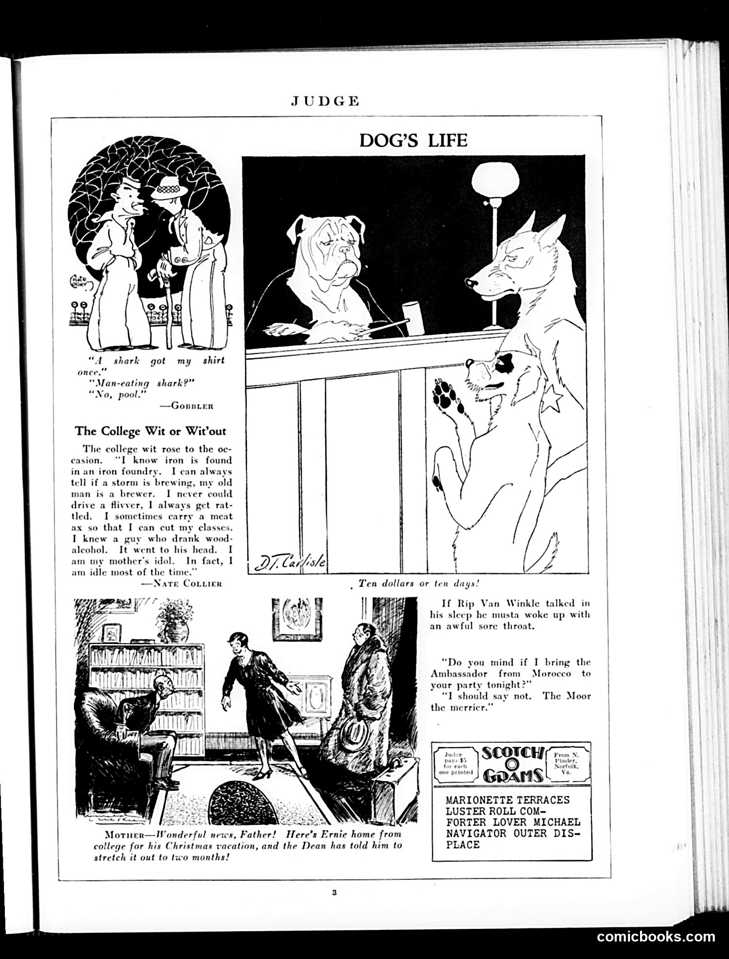 Judge — November 10, 1928 — page 5: Judge, 1928-11-10