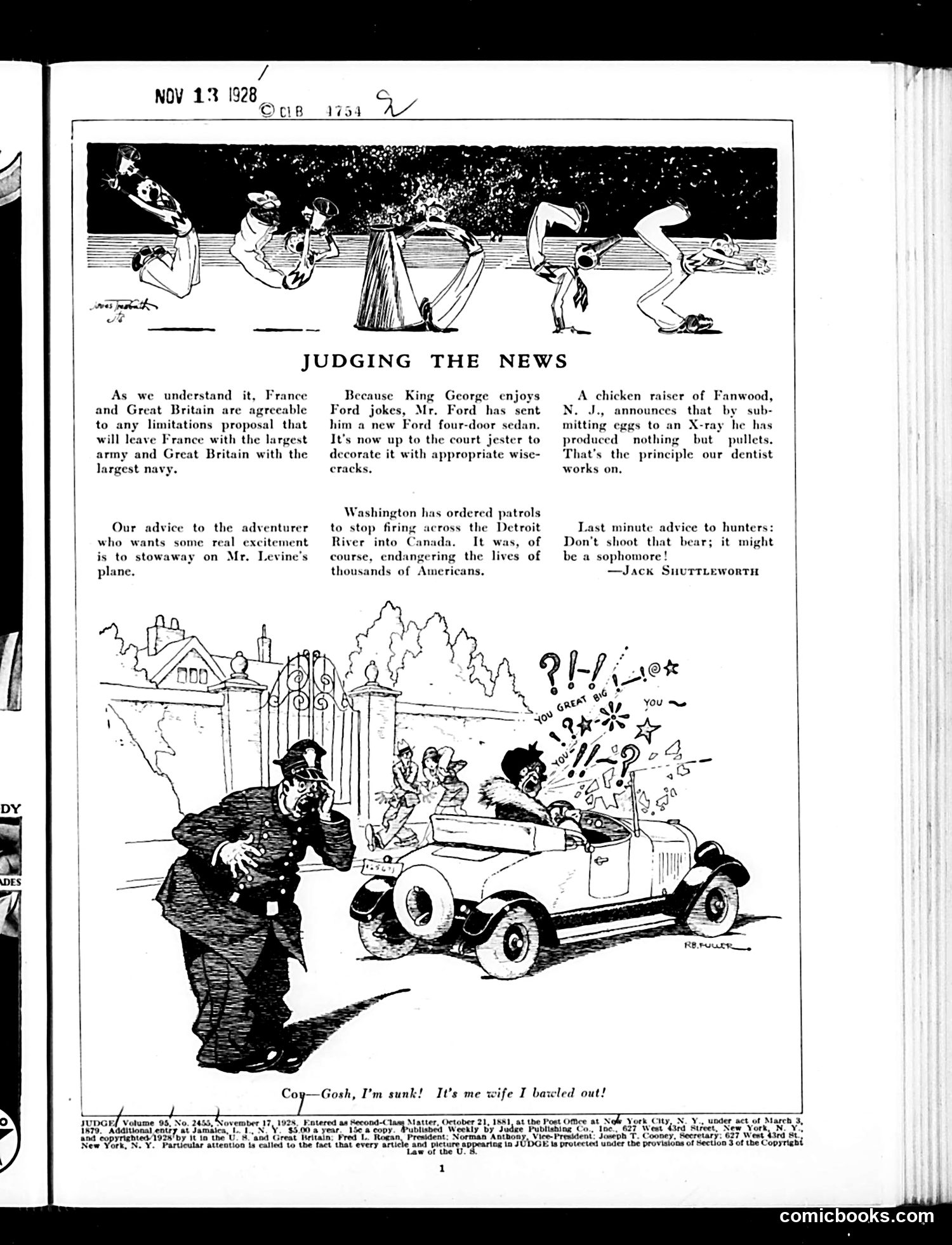 Judge — November 17, 1928 — page 3: Judge, 1928-11-17