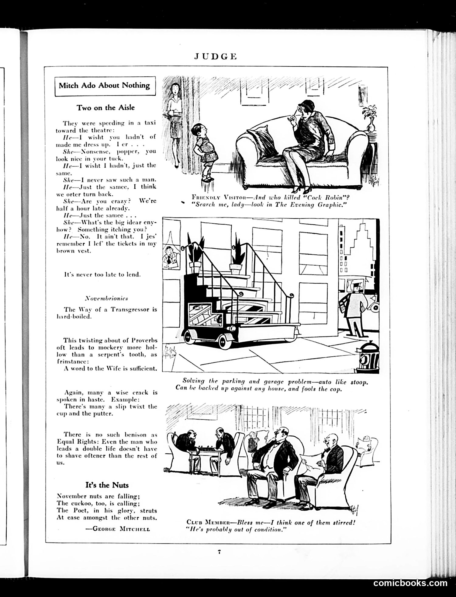 Judge — November 17, 1928 — page 9: Judge, 1928-11-17
