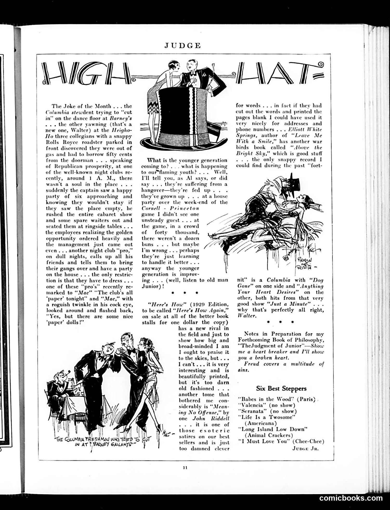 Judge — November 17, 1928 — page 13: Judge, 1928-11-17