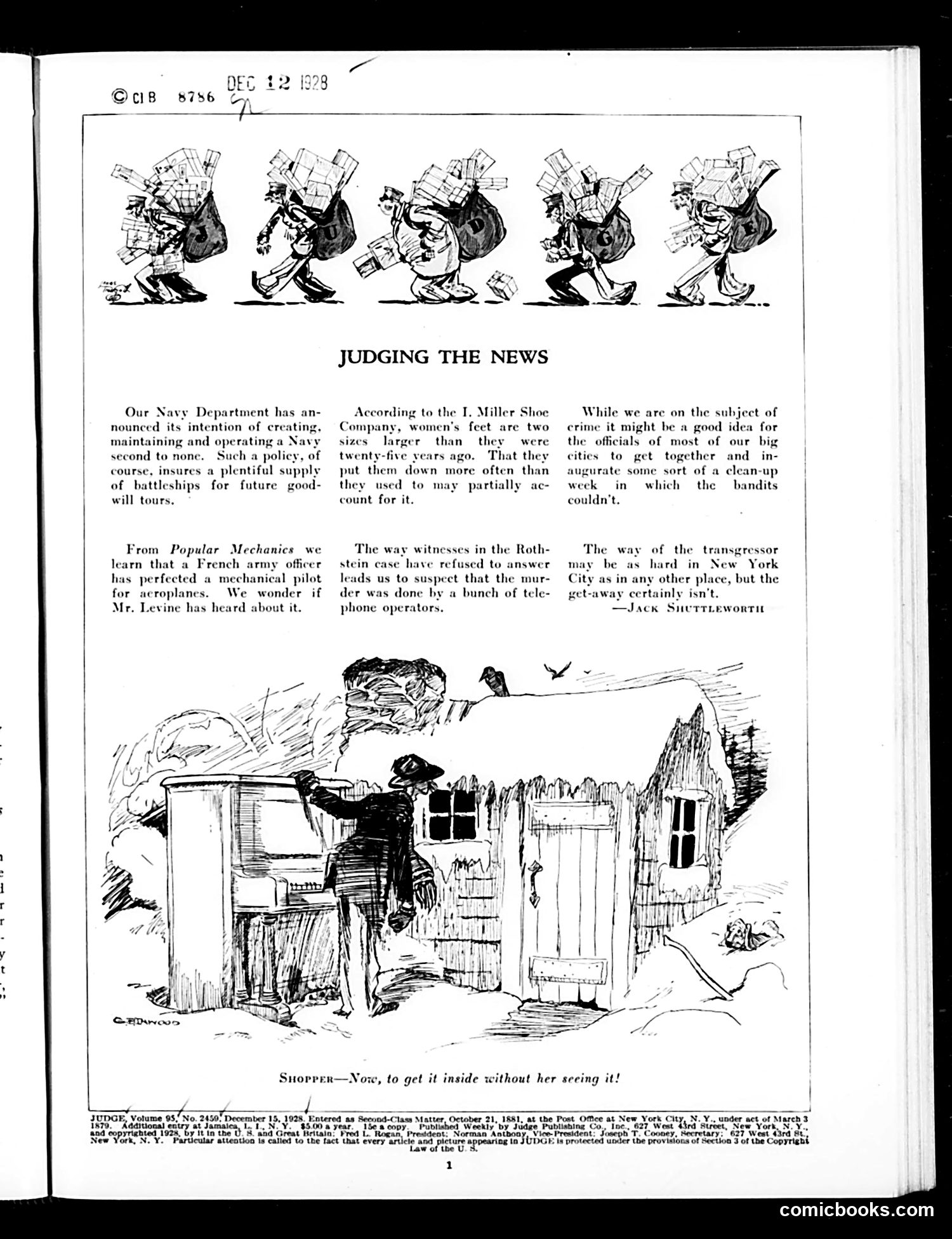 Judge — December 15, 1928 — page 3: Judge, 1928-12-15