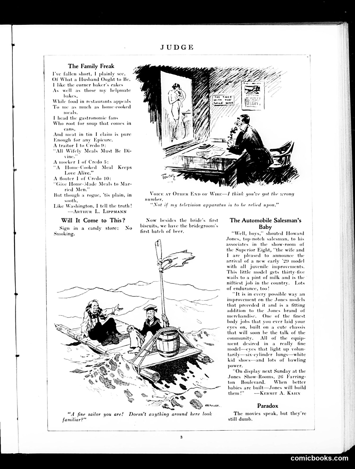 Judge — January 5, 1929 — page 5: Judge, 1929-01-05