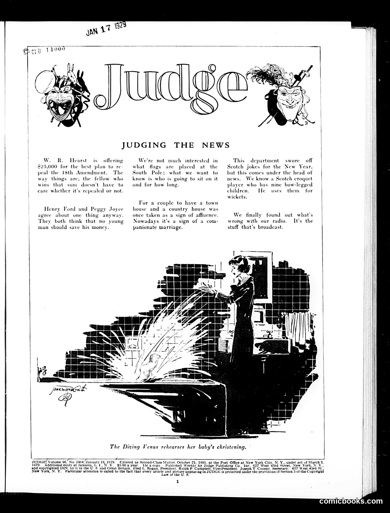 Judge — January 19, 1929 — page 3: Judge, 1929-01-19