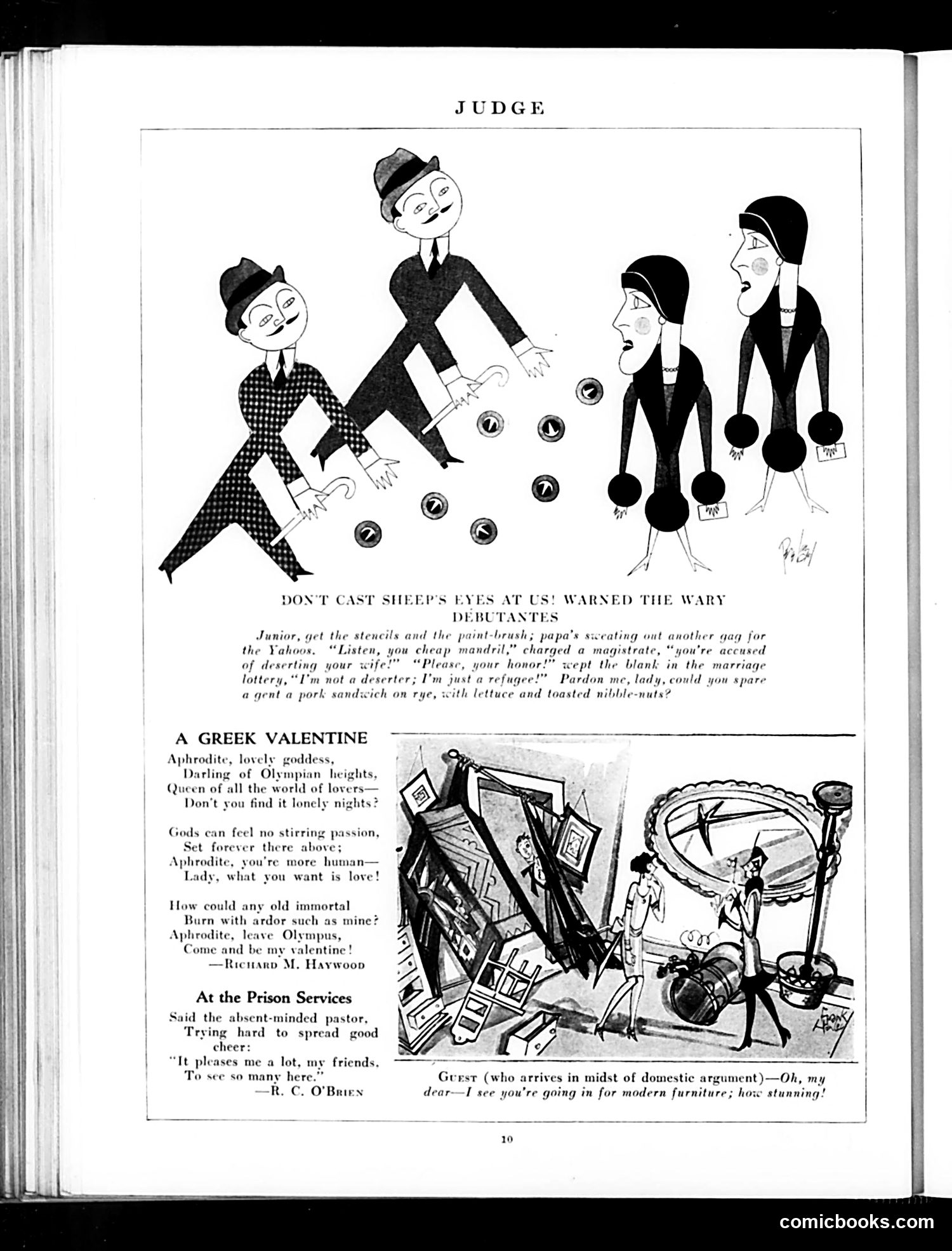 Judge — February 9, 1929 — page 12: Judge, 1929-02-09