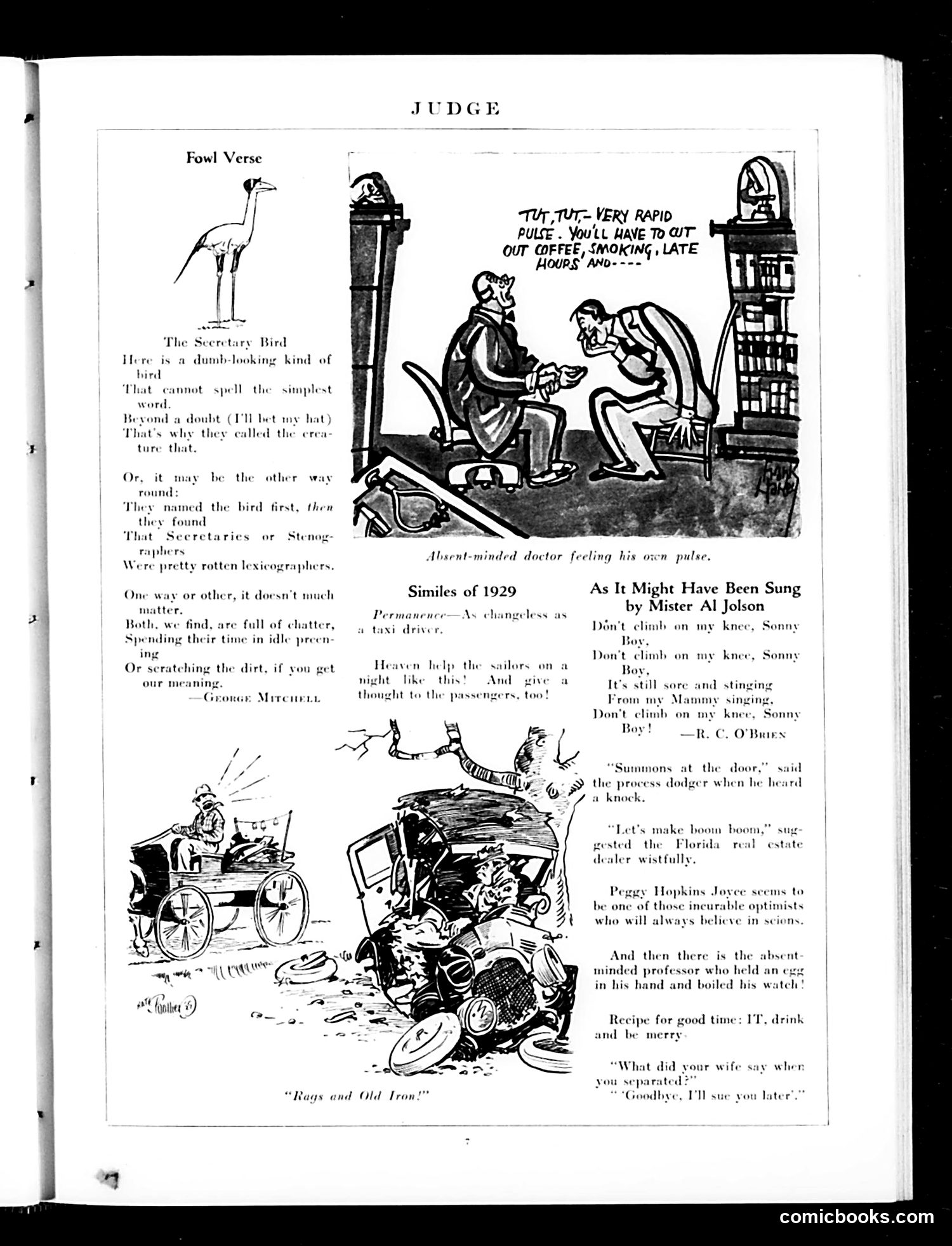 Judge — March 2, 1929 — page 9: Judge, 1929-03-02