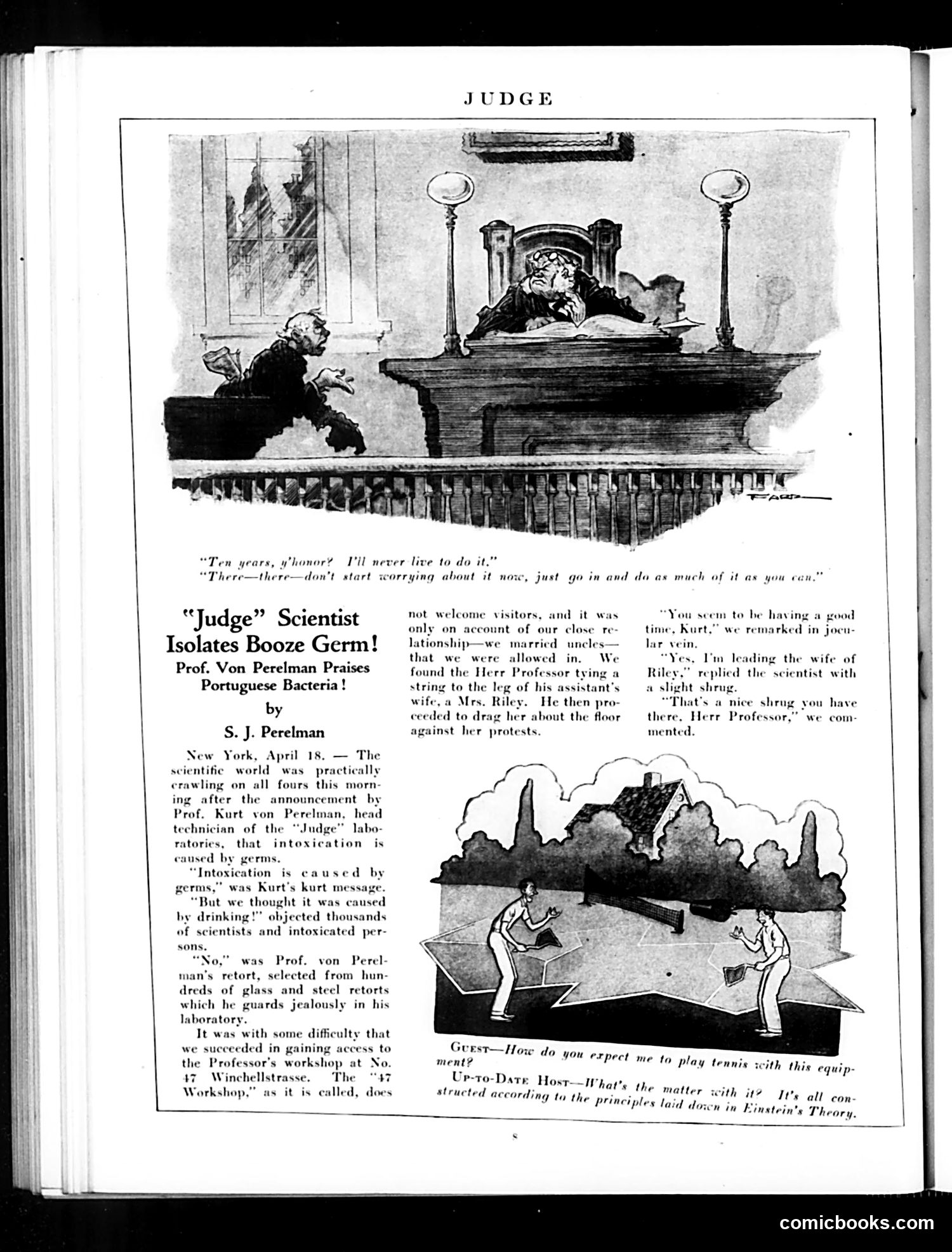 Judge — April 20, 1929 — page 10: Judge, 1929-04-20