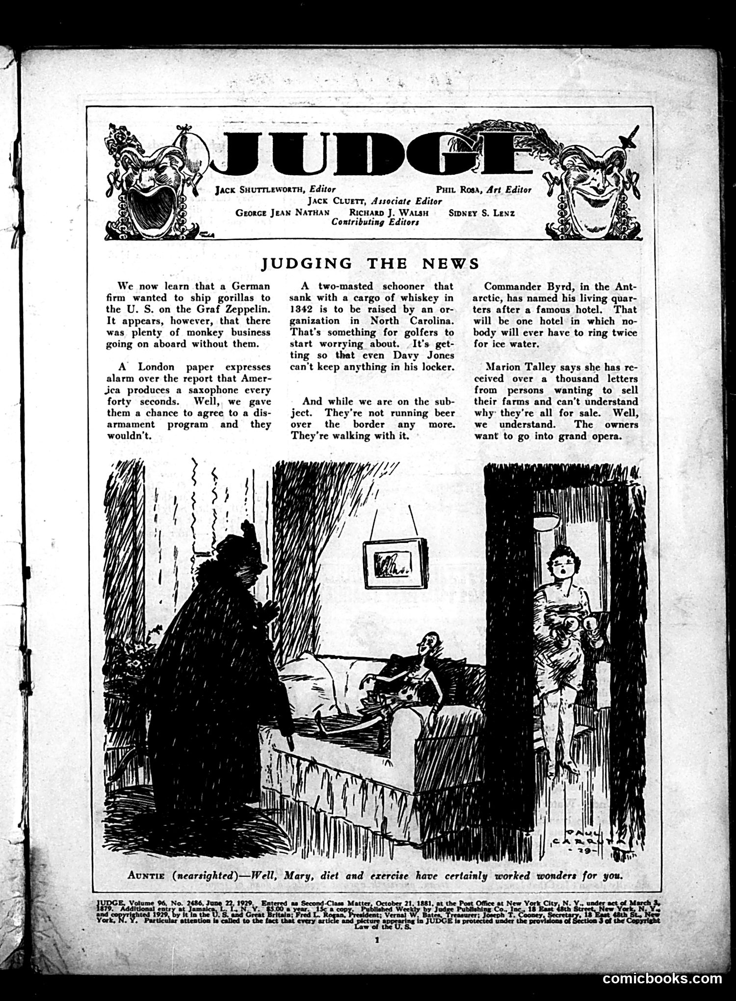 Judge — June 22, 1929 — page 3: Judge, 1929-06-22