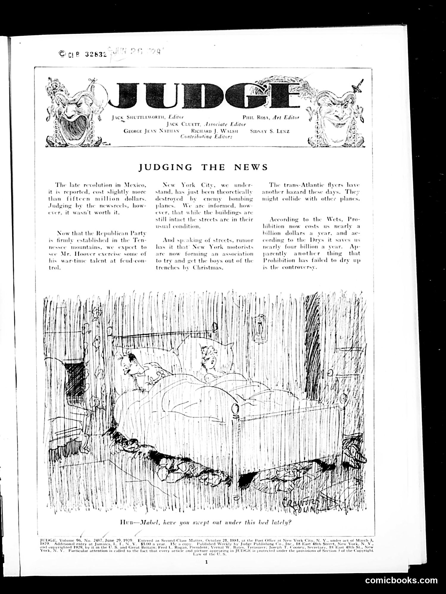 Judge — June 29, 1929 — page 3: Judge, 1929-06-29