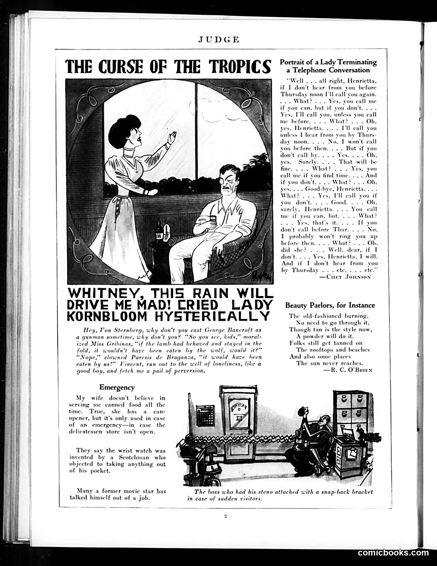 Judge — July 27, 1929 — page 4: Judge, 1929-07-27
