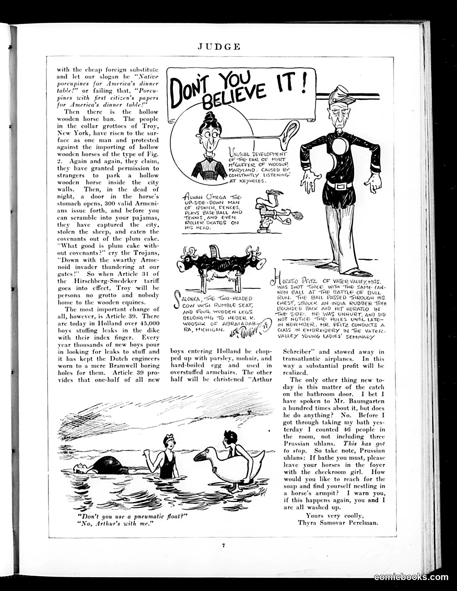 Judge — August 10, 1929 — page 9: Judge, 1929-08-10