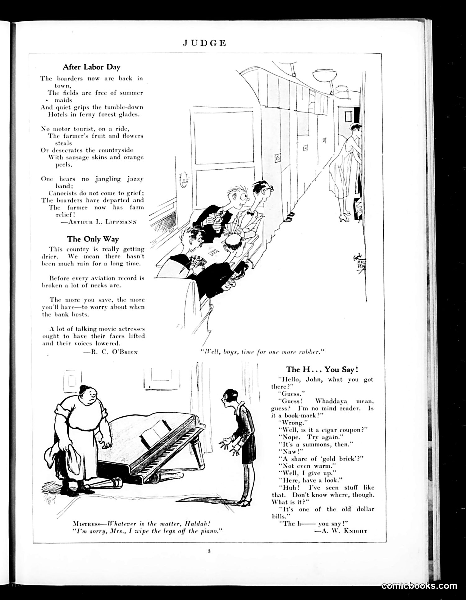 Judge — August 31, 1929 — page 5: Judge, 1929-08-31