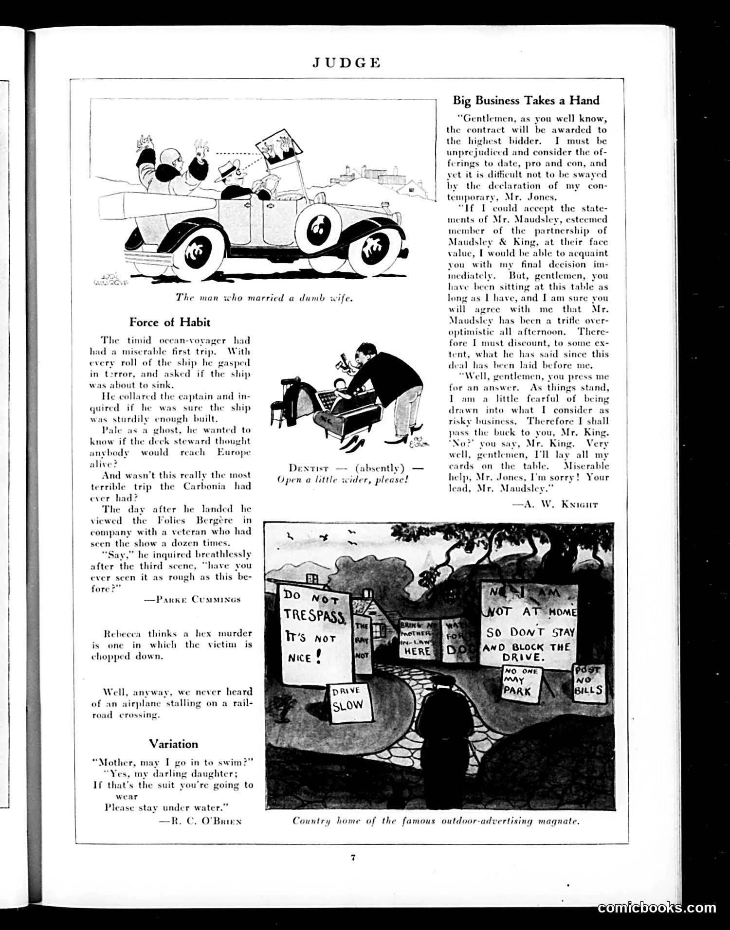 Judge — September 14, 1929 — page 9: Judge, 1929-09-14