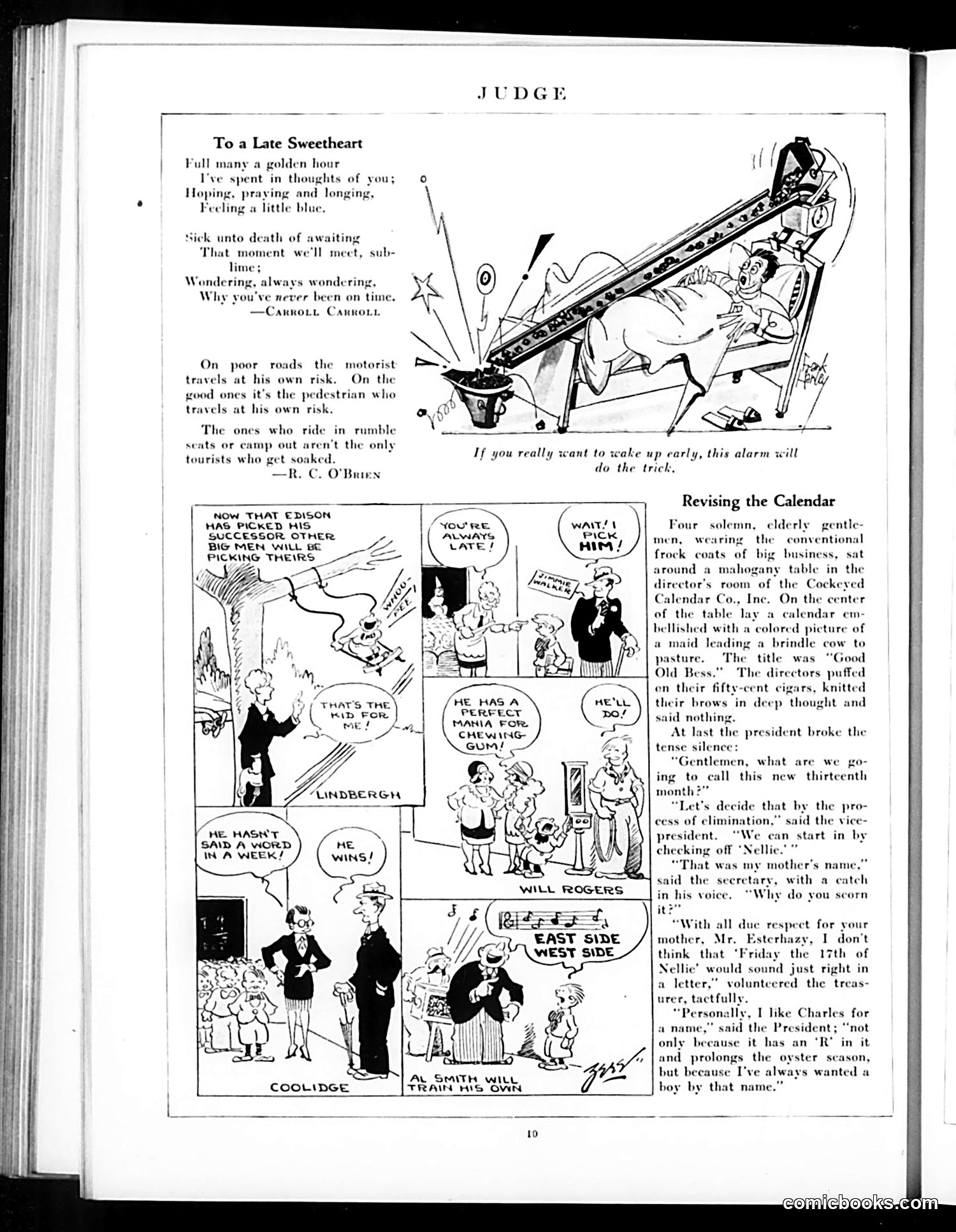 Judge — September 21, 1929 — page 12: Judge, 1929-09-21